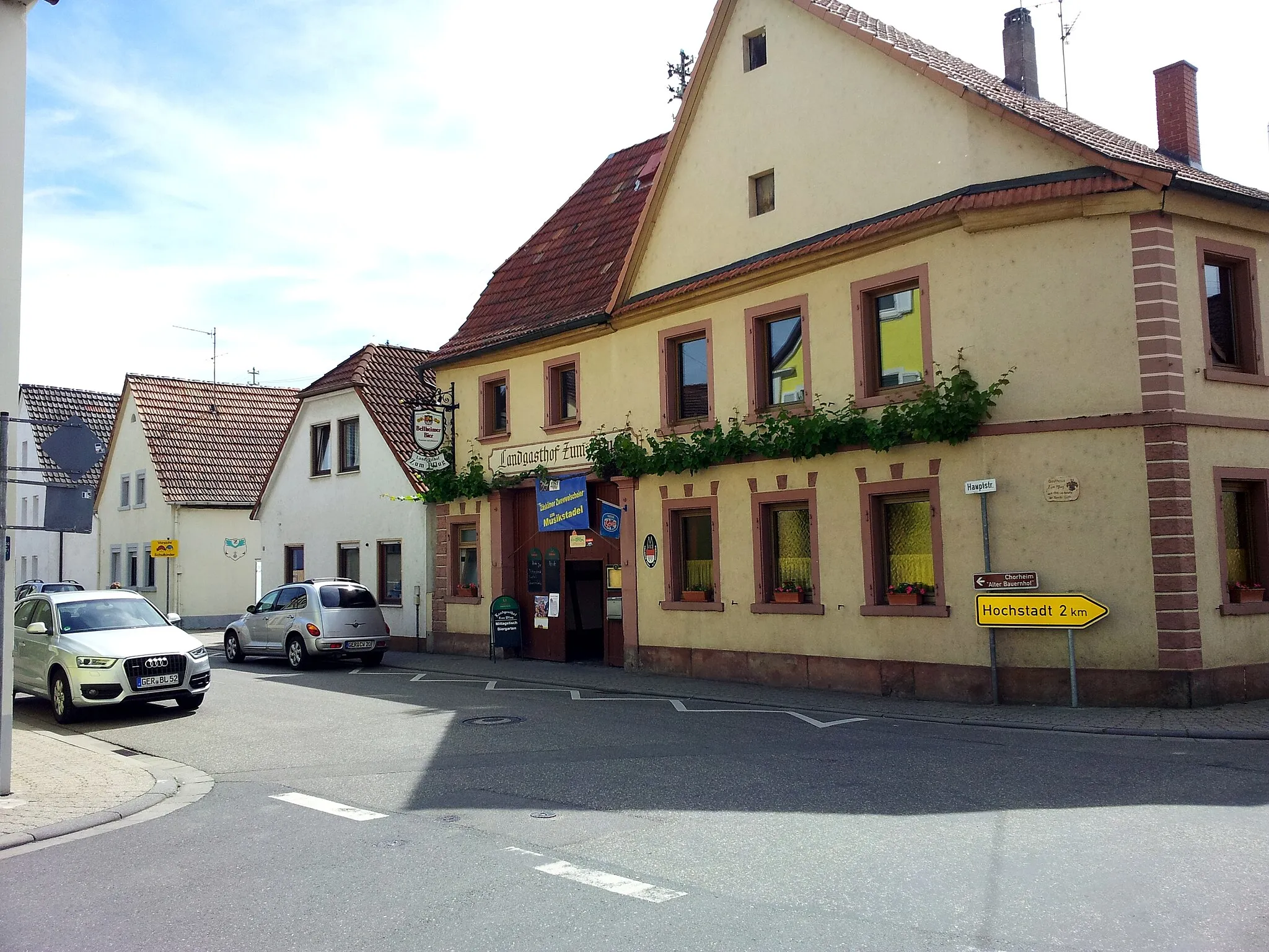 Photo showing: Zeiskam, Landgasthof zum Pflug