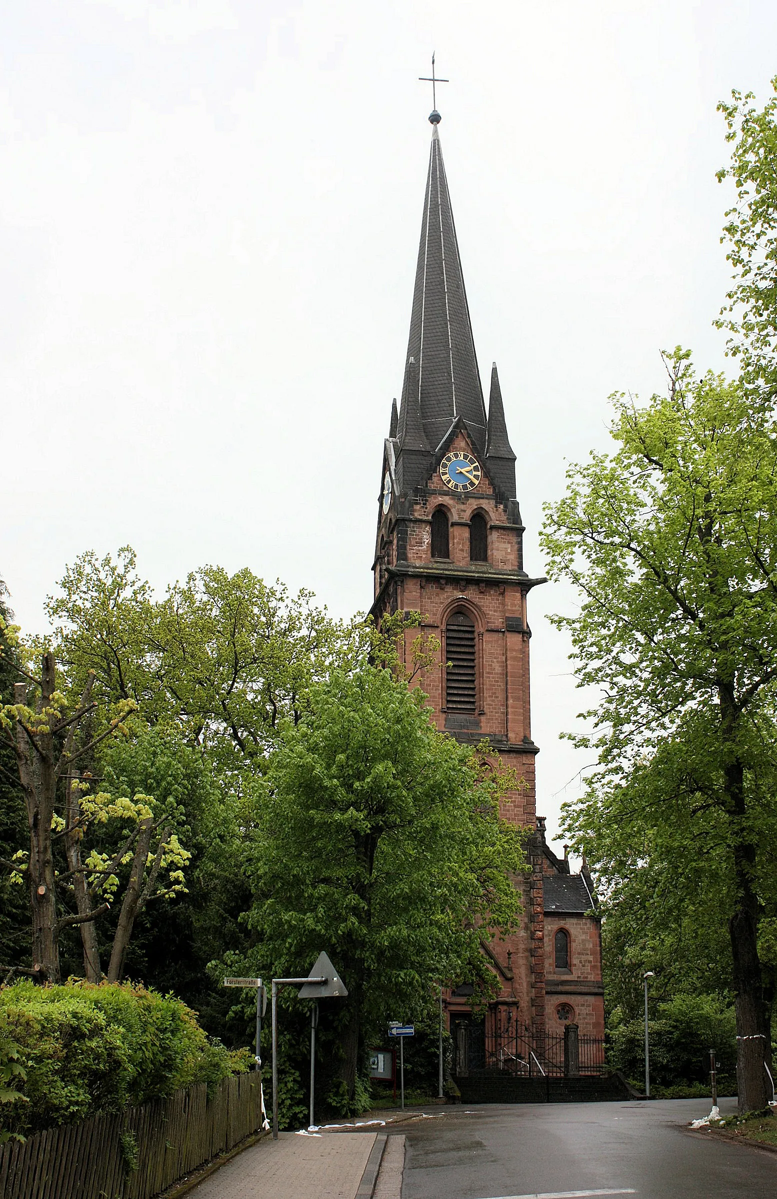 Photo showing: Friedrichsthal (Saar), the Protestant church