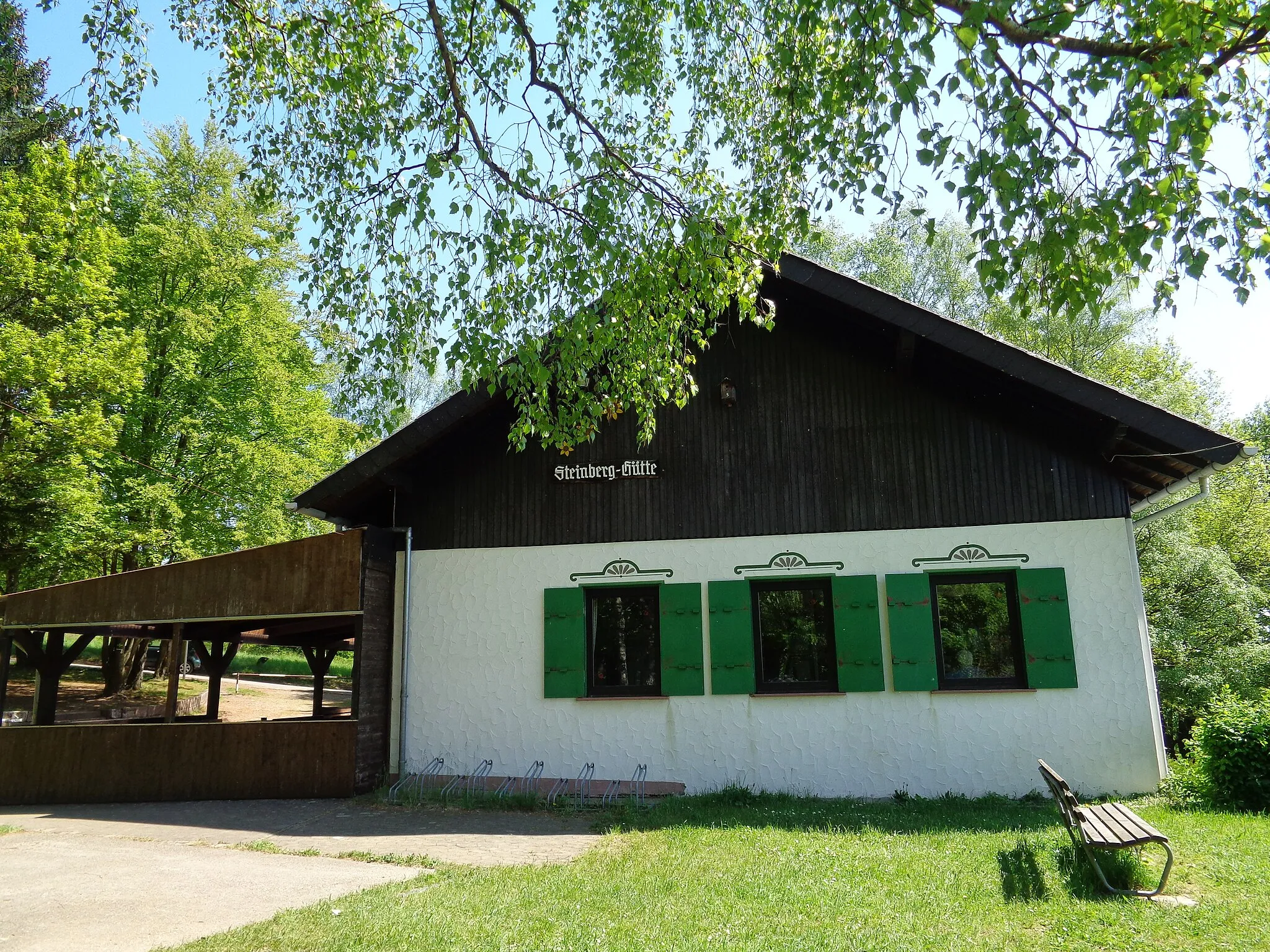 Photo showing: Steinberghütte des Pfälzerwaldvereines Oberbexbach