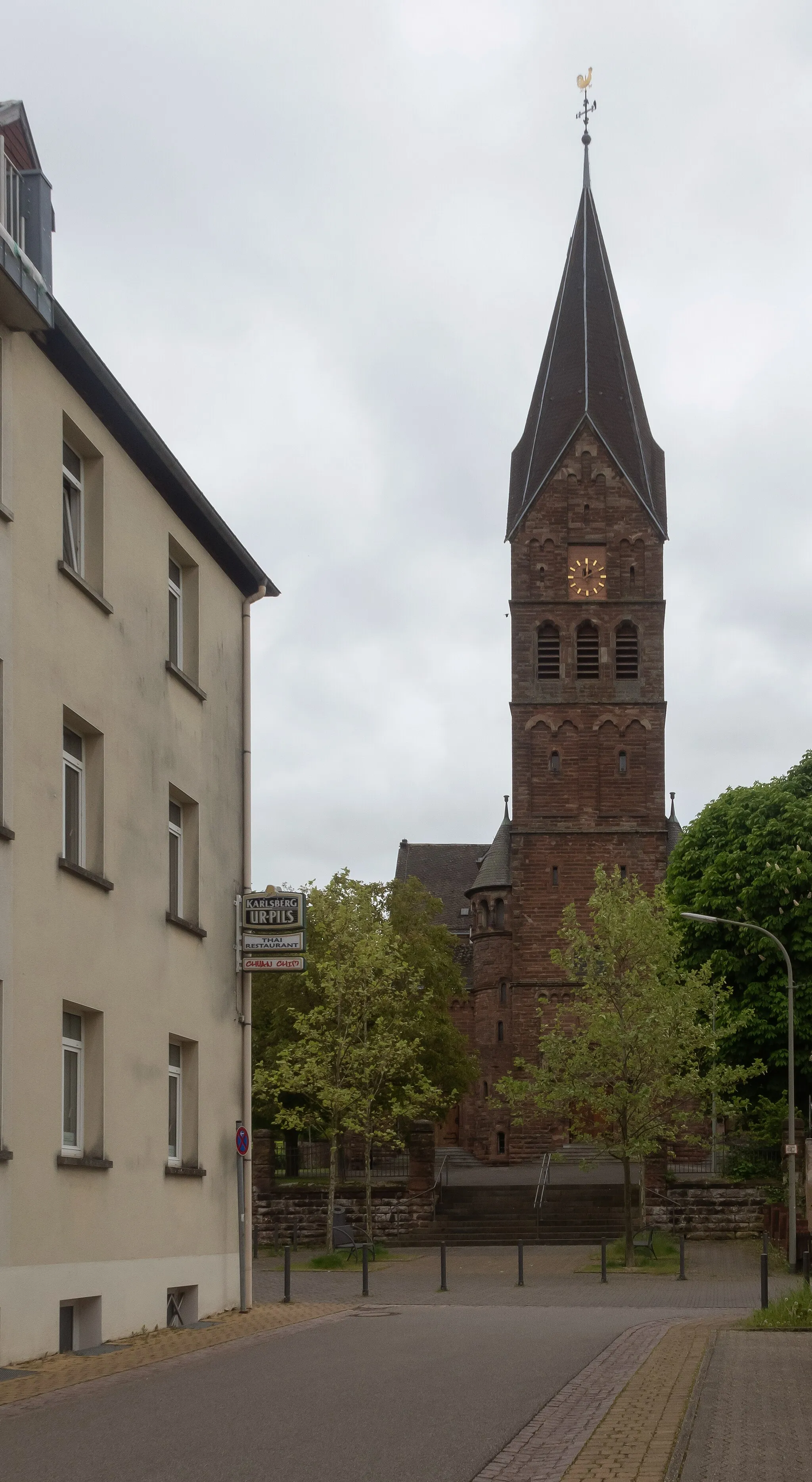 Photo showing: Kleinblittersdorf, church: the Sankt-Agathakirche