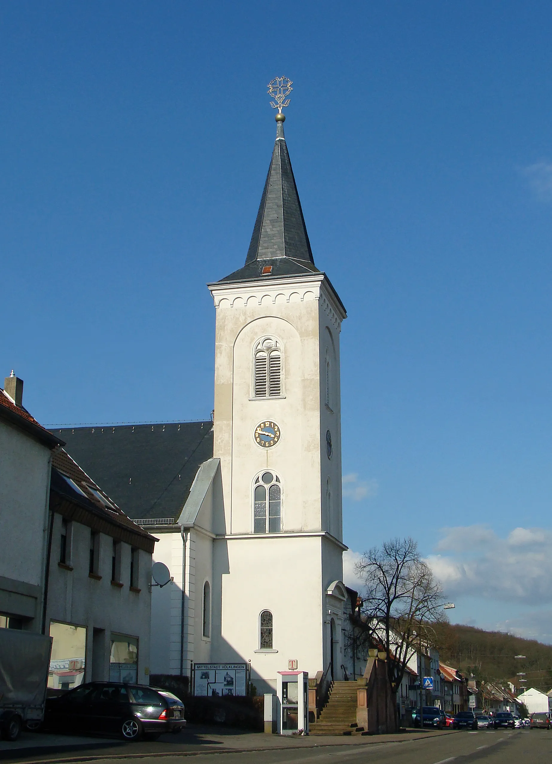 Photo showing: Temple protestant ou église des Huguenots de Ludweiler (Völklingen)