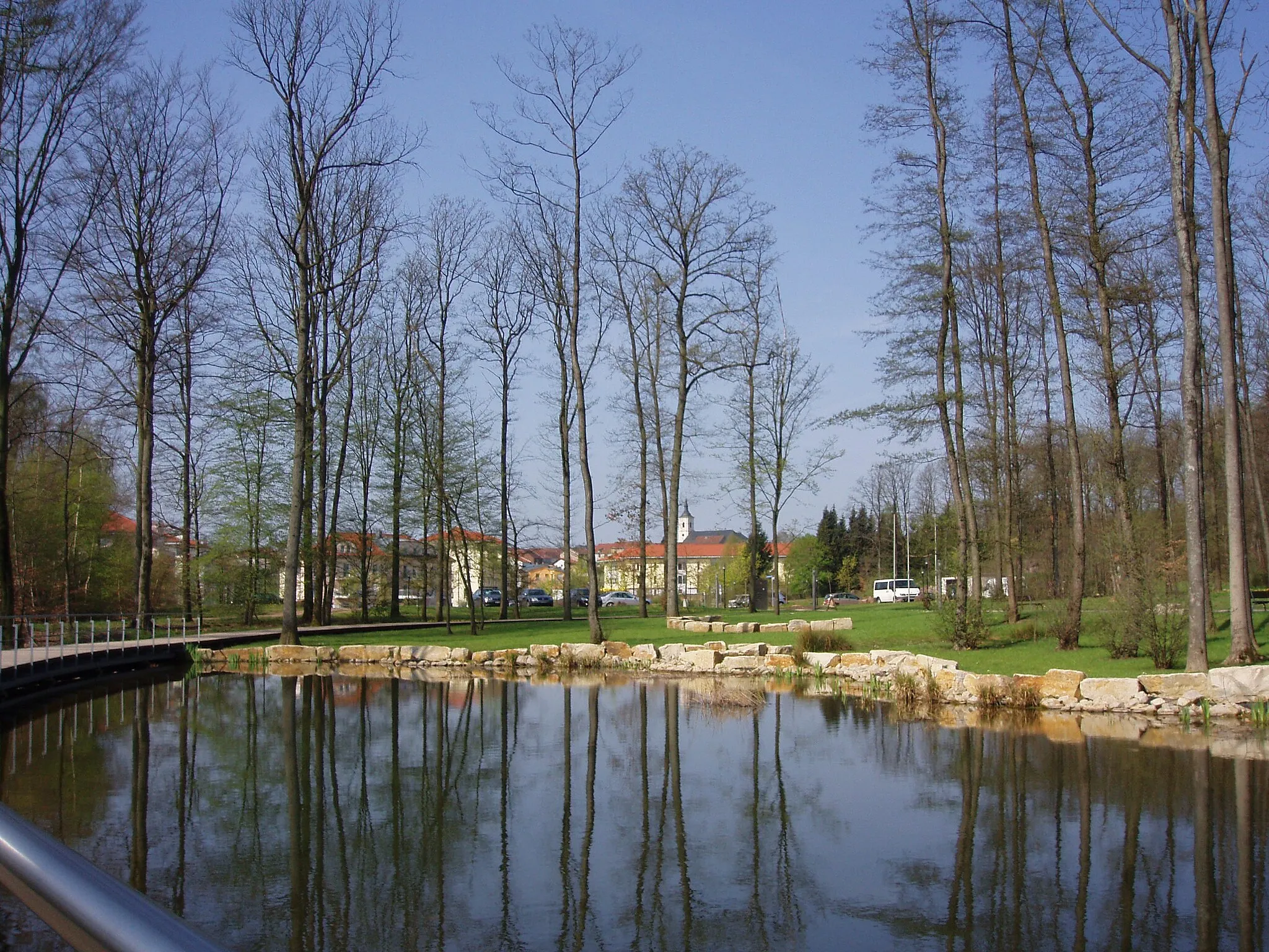 Photo showing: Blick Richtung Orscholz vom Cloef-Atrium aus