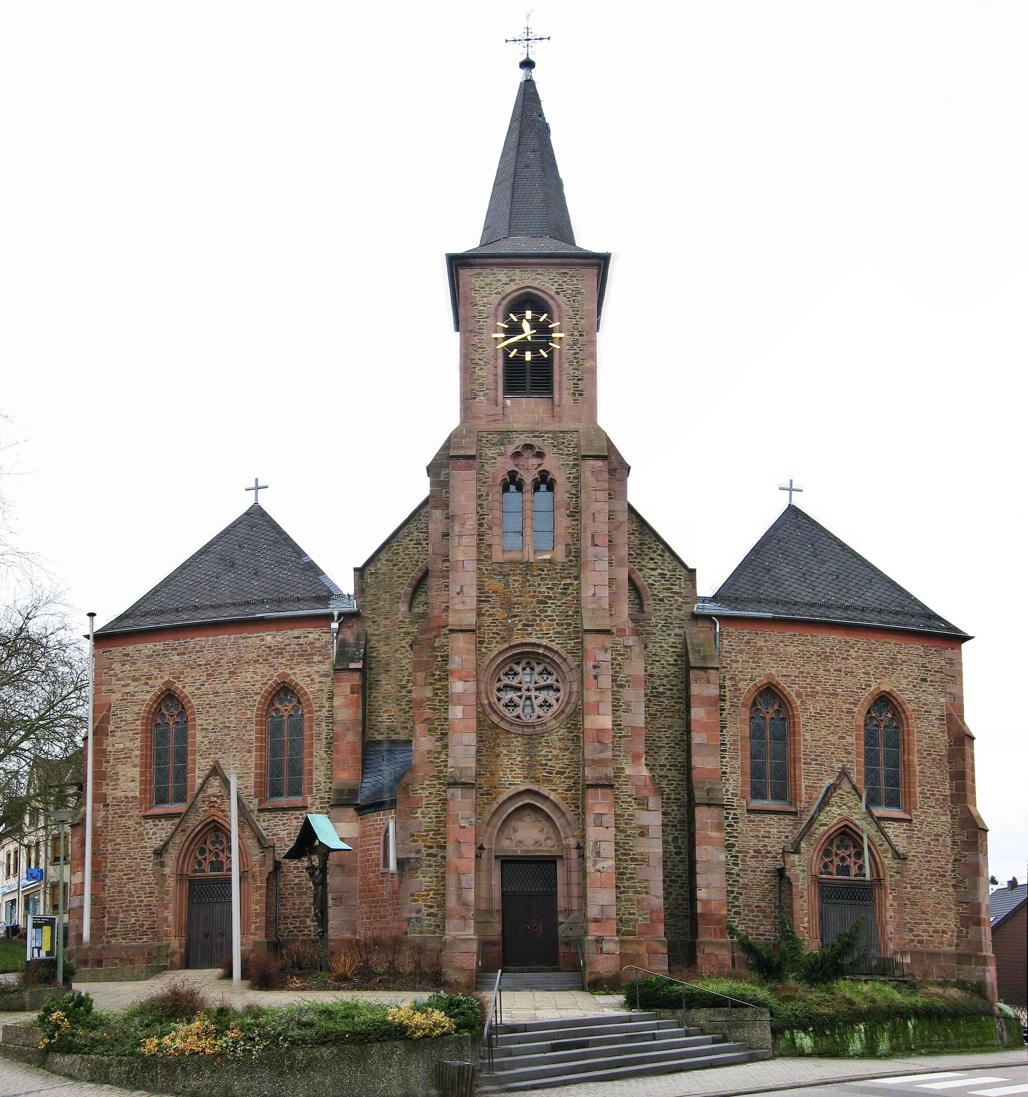 Photo showing: Katholische Kirche in Quierschied