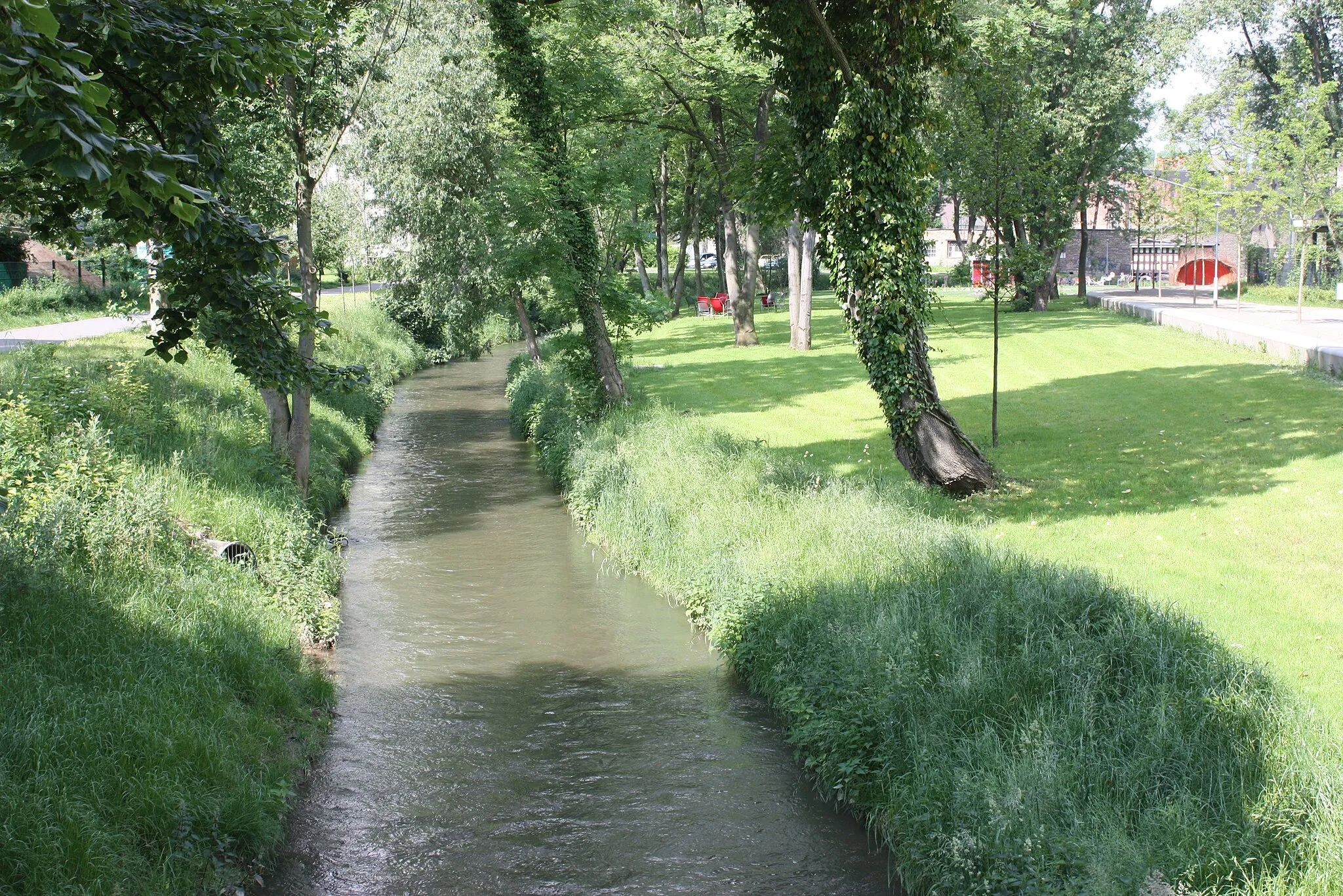 Photo showing: Aschersleben, the Eine river