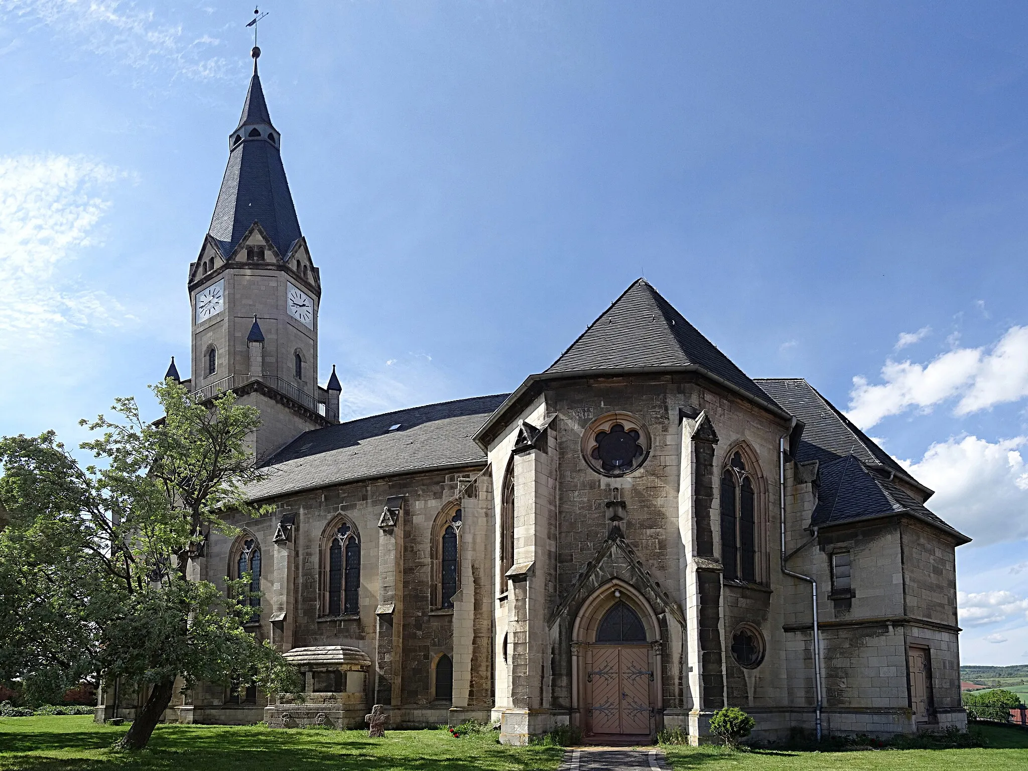 Photo showing: St. Peter und Paul (Berga) von Süden