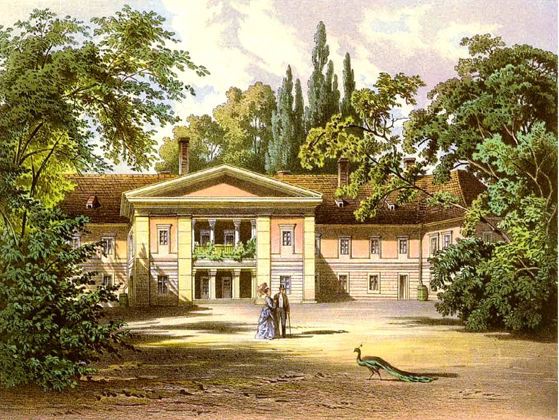 Photo showing: Schloss Bedra, Kreis Querfurt, Lithographie von Alexander Duncker