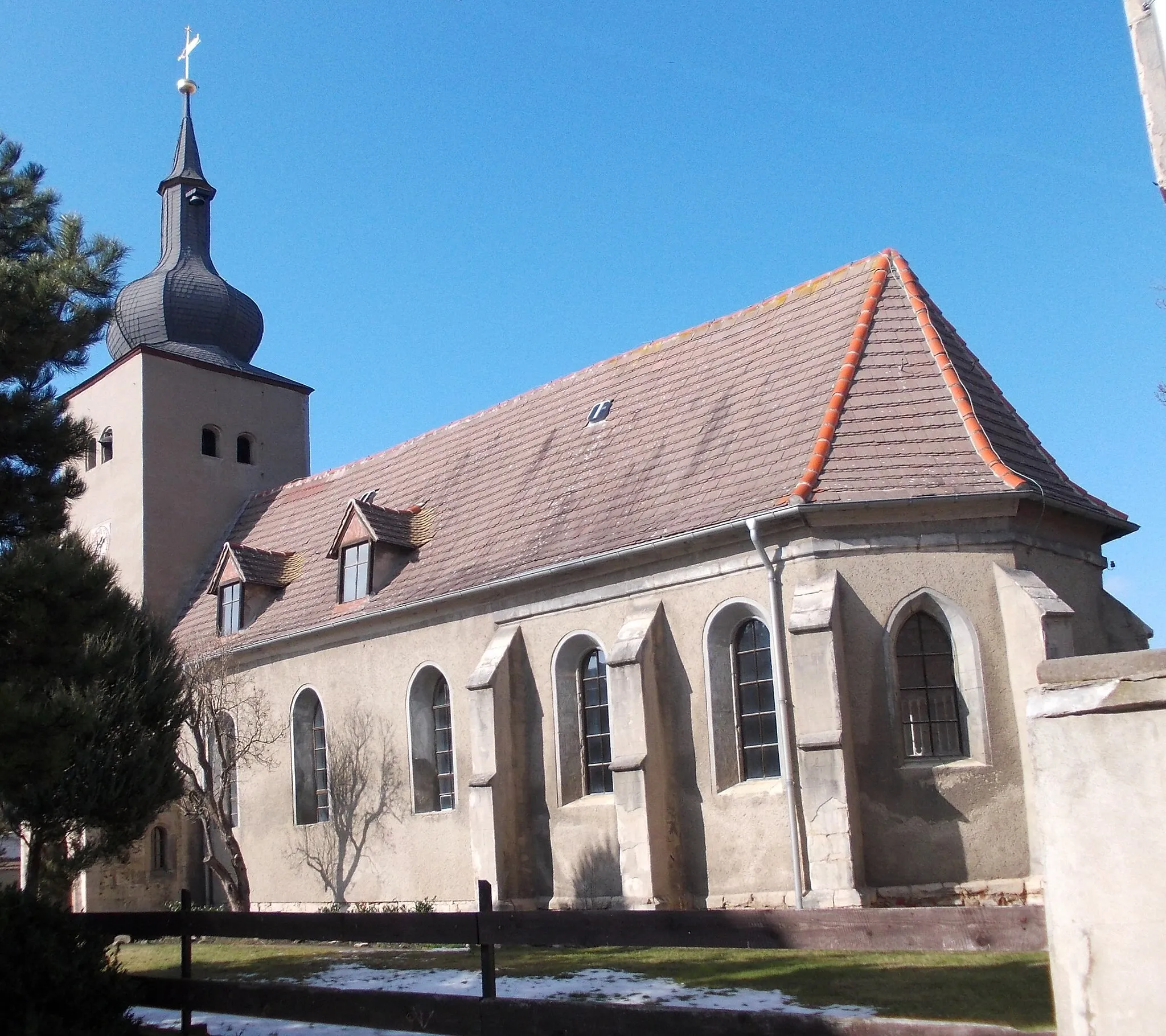 Photo showing: Grace church in Bedra (Braunsbedra, district of Saalekreis, Saxony-Anhalt)