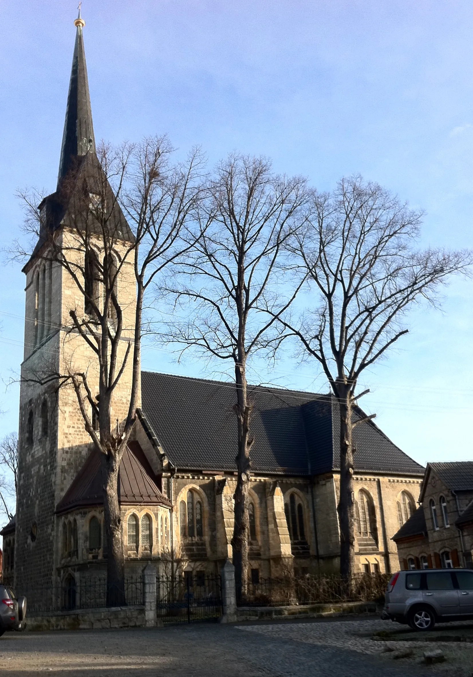 Photo showing: Sankt-Bonifatius-Kirche in Ditfurt