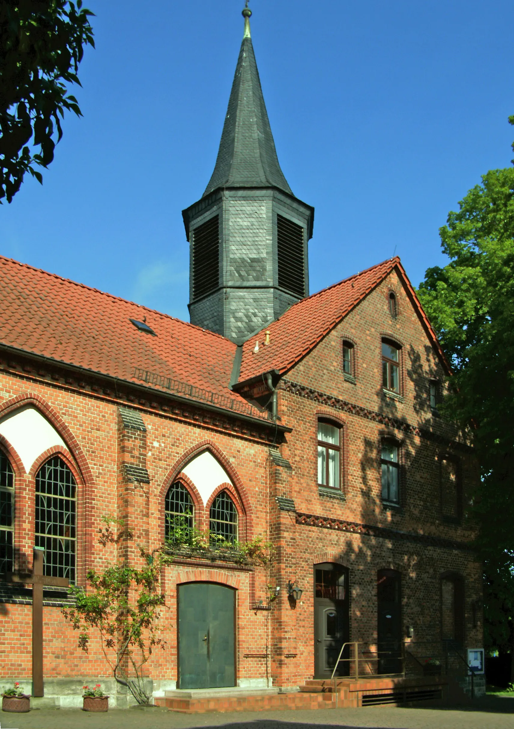 Photo showing: Katholische Kirche Herz Jesu in Eilsleben, Landkreis Börde