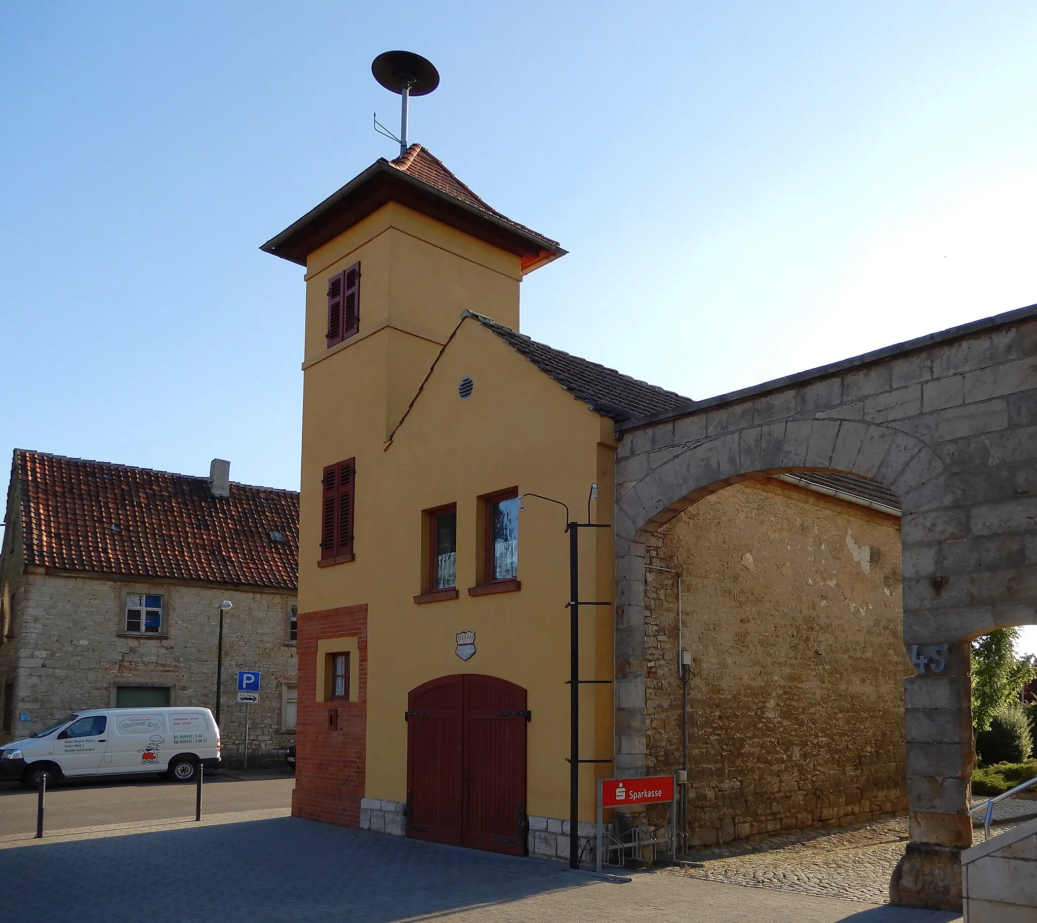 Photo showing: Gatersleben, Lange Straße 45, Spritzenhaus