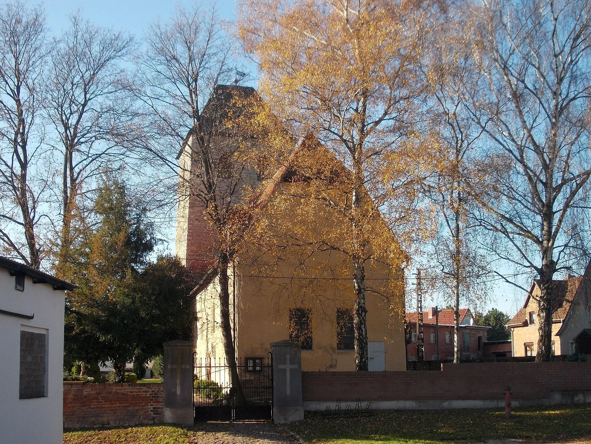 Photo showing: St. George's Church in Geusa (Merseburg, district: Saalekreis, Saxony-Anhalt)