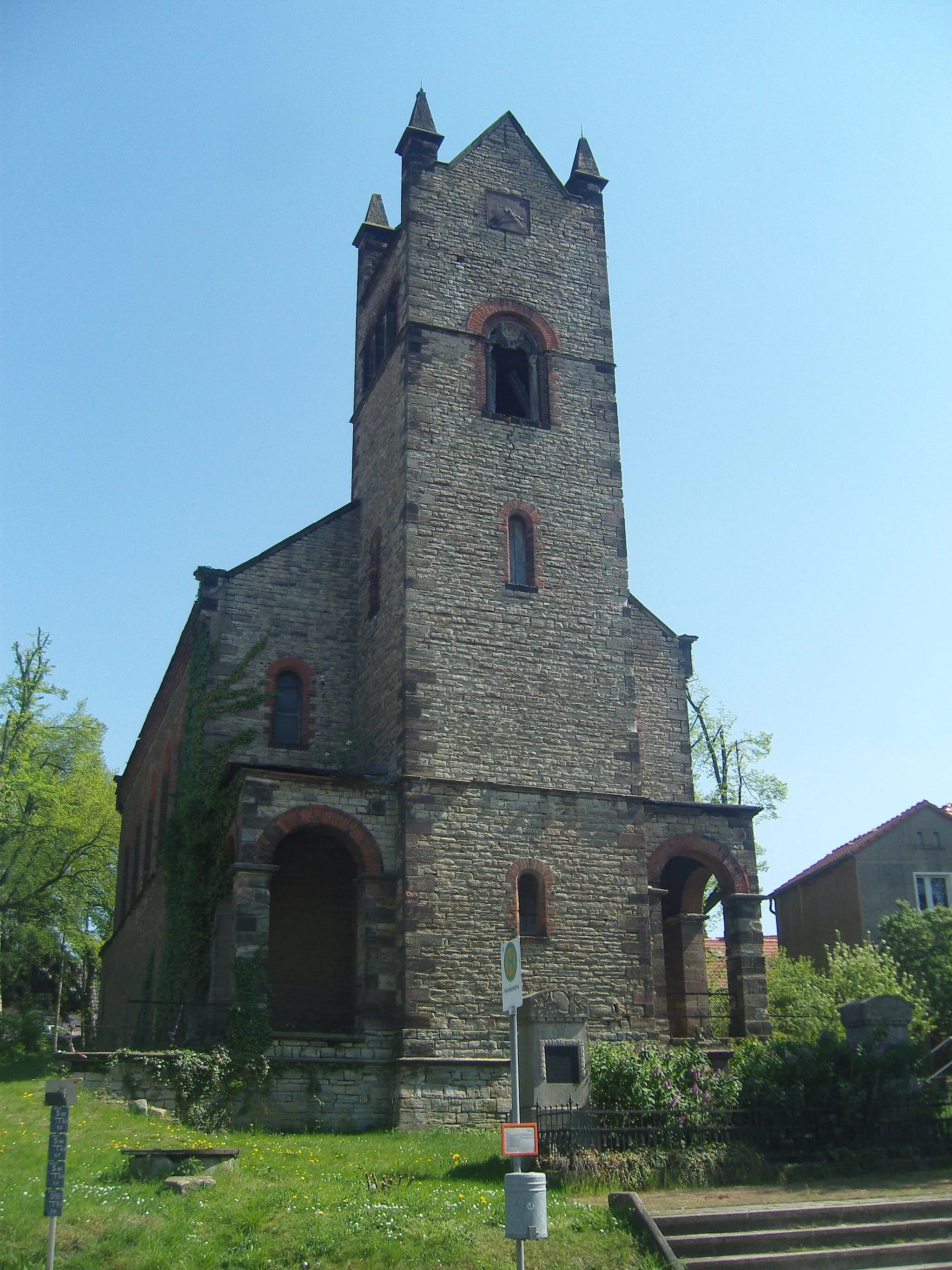 Photo showing: Kirche in Kleinkorbetha