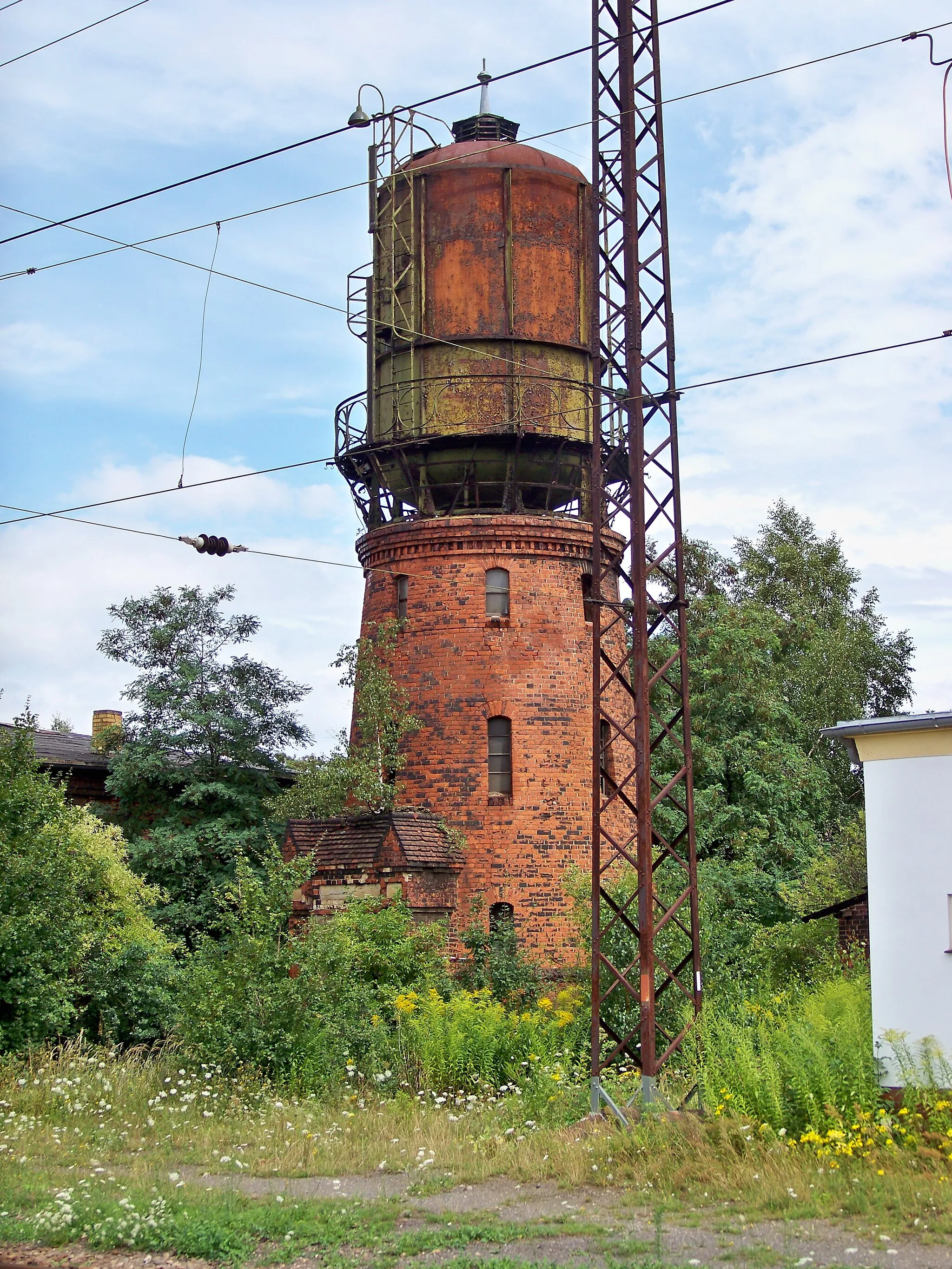 Photo showing: Wasserturm am Bahnhof Großkorbetha