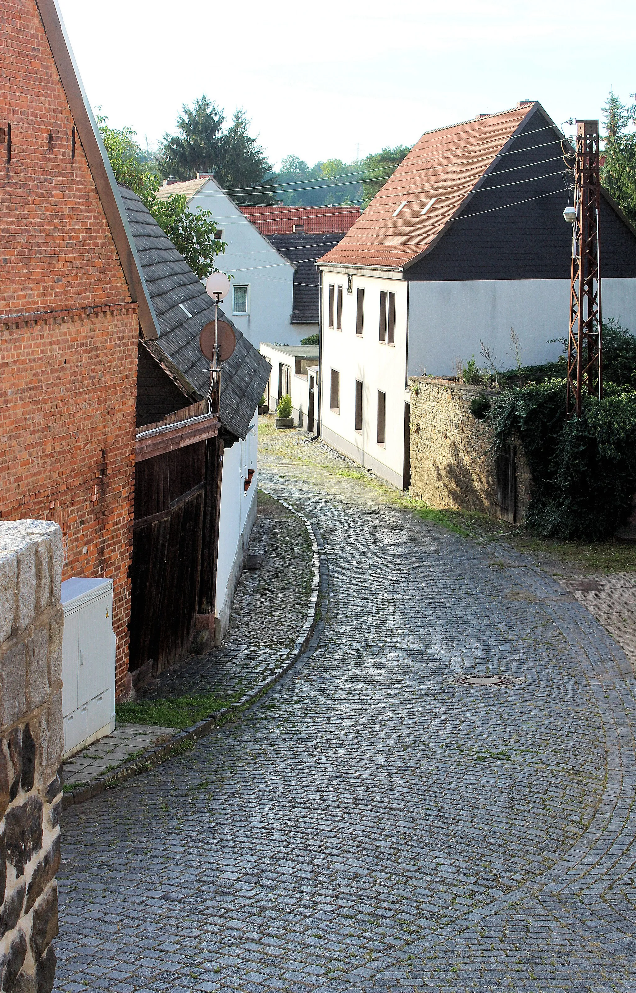 Photo showing: Großörner (Mansfeld), the Schulstraße