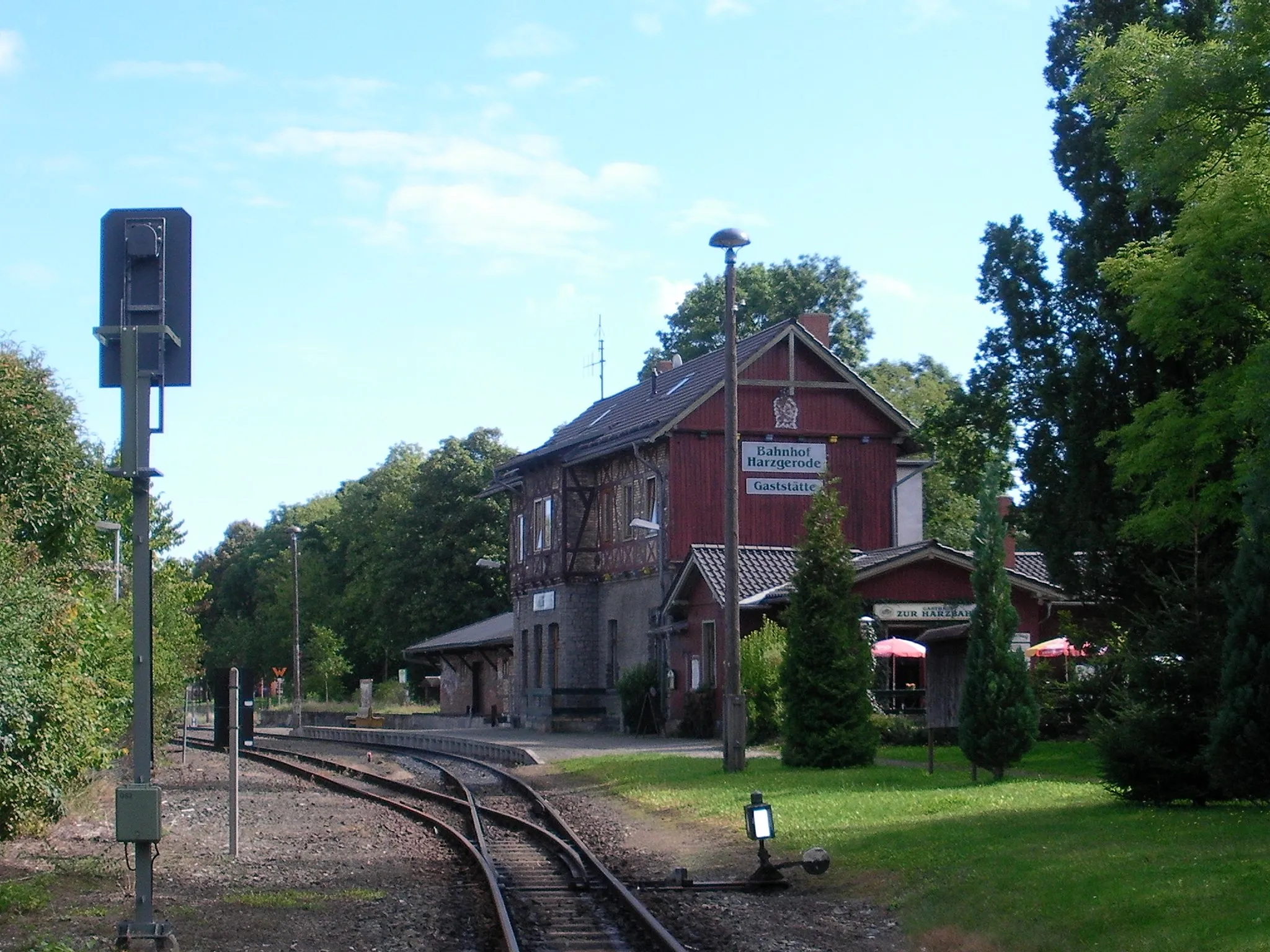 Photo showing: Harzgerode, Bahnhof der Selketalbahn