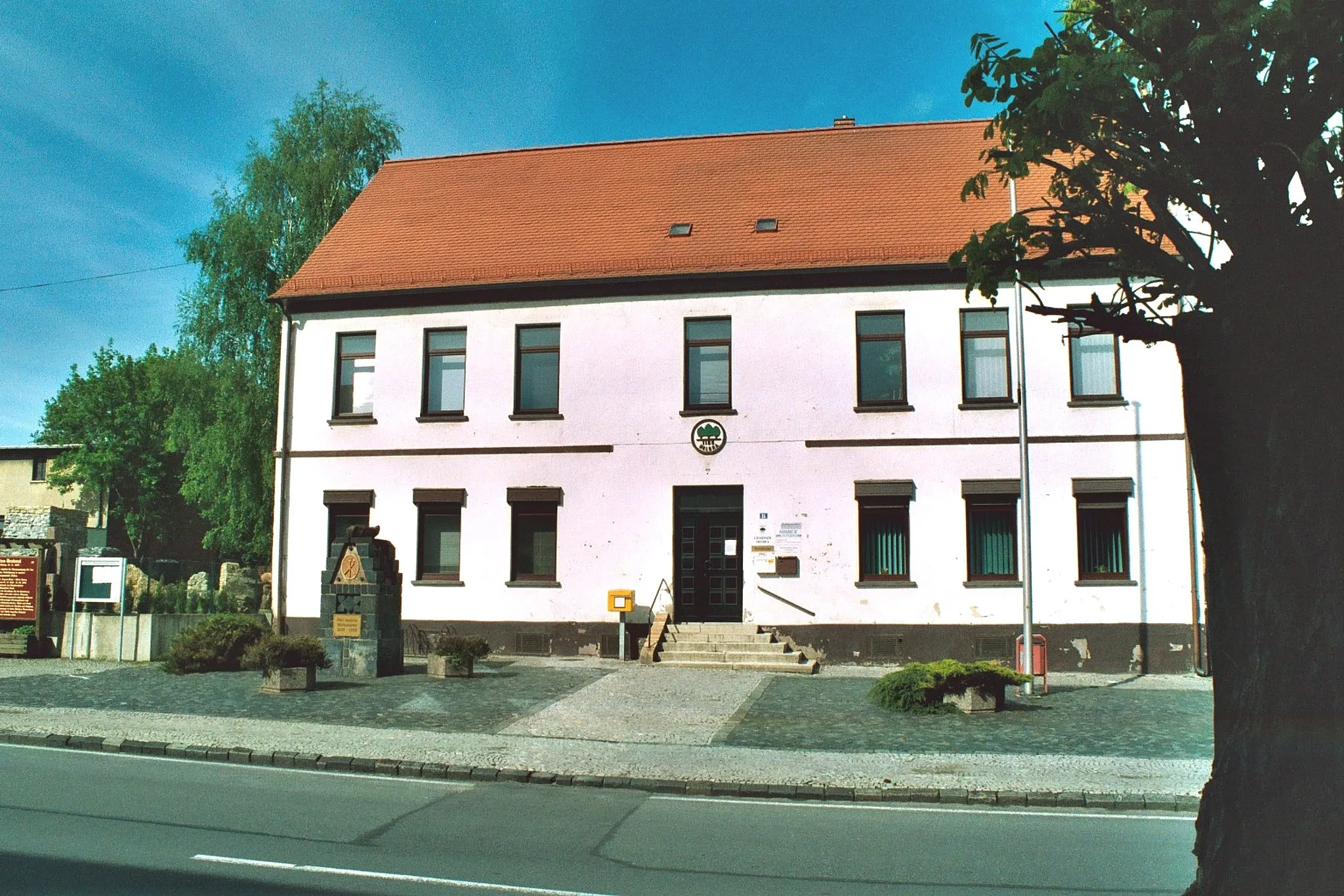 Photo showing: Helbra, the former town hall