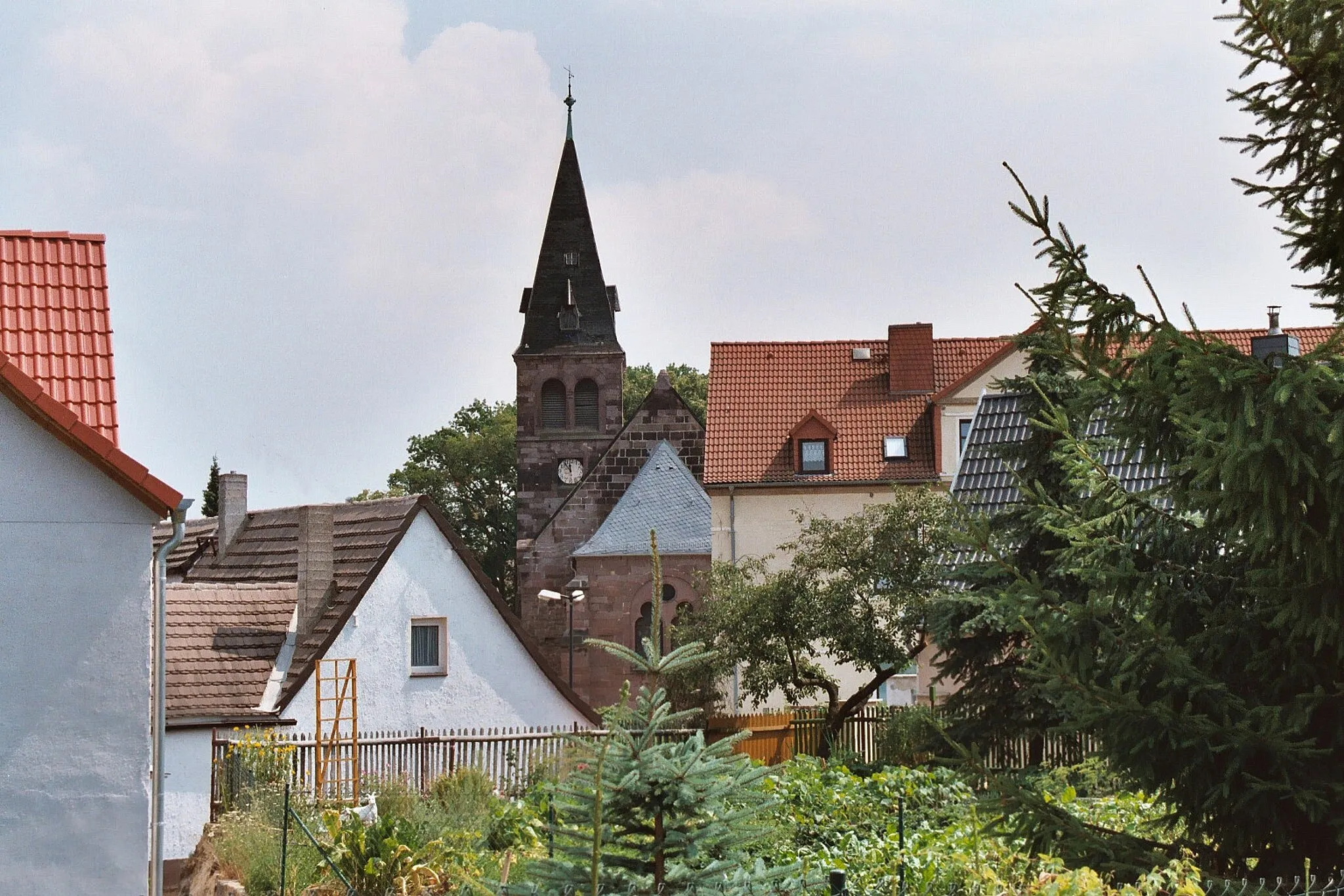 Photo showing: Hergisdorf, the village church Kreisfeld