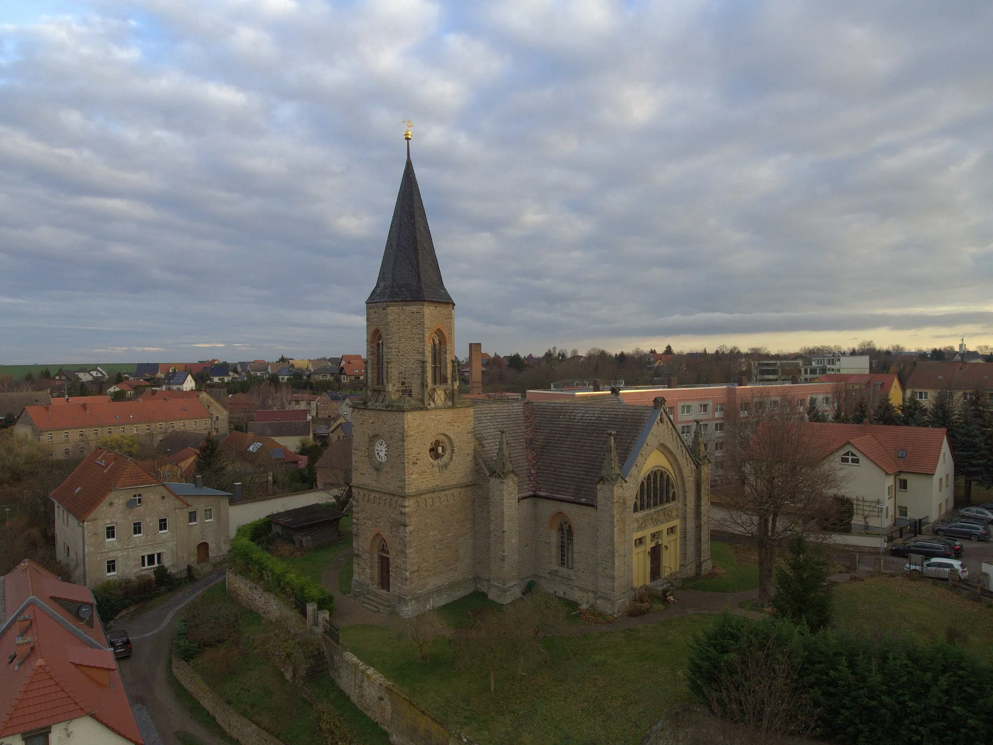 Photo showing: St. Lucia und Ottilie in Höhnstedt