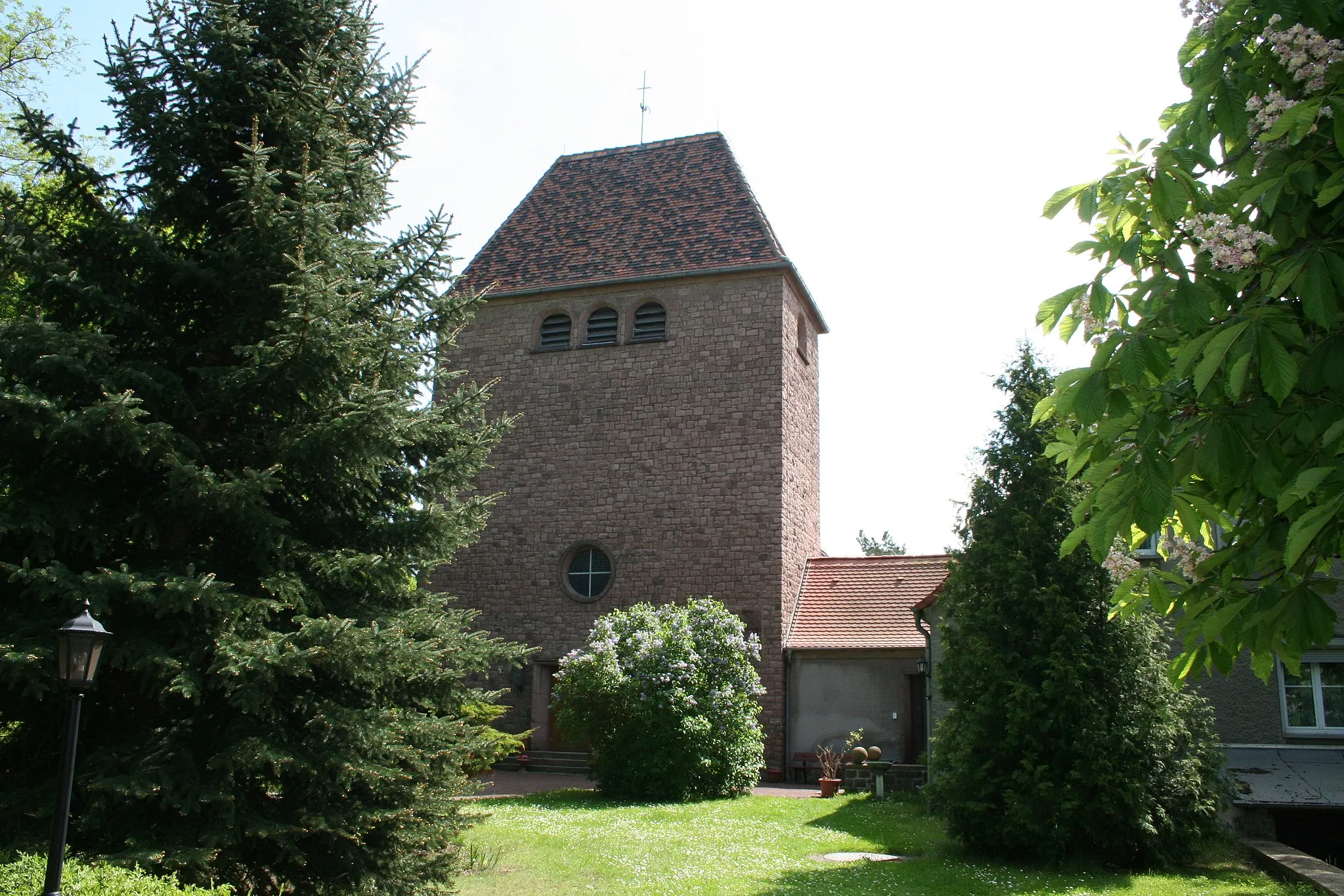 Photo showing: Catholic Church St Bruno of Querfurt at Langeneichstädt