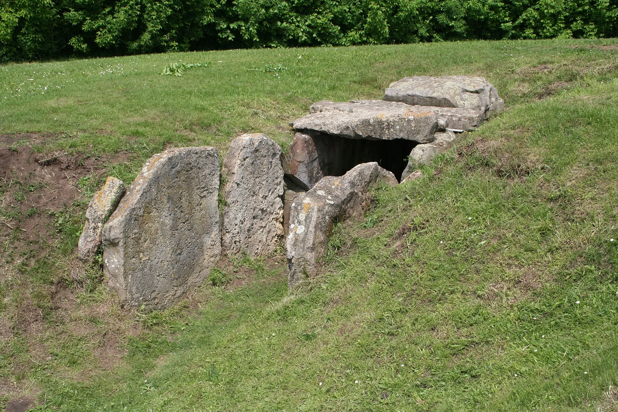 Photo showing: Megalithic tomb Langeneichstädt