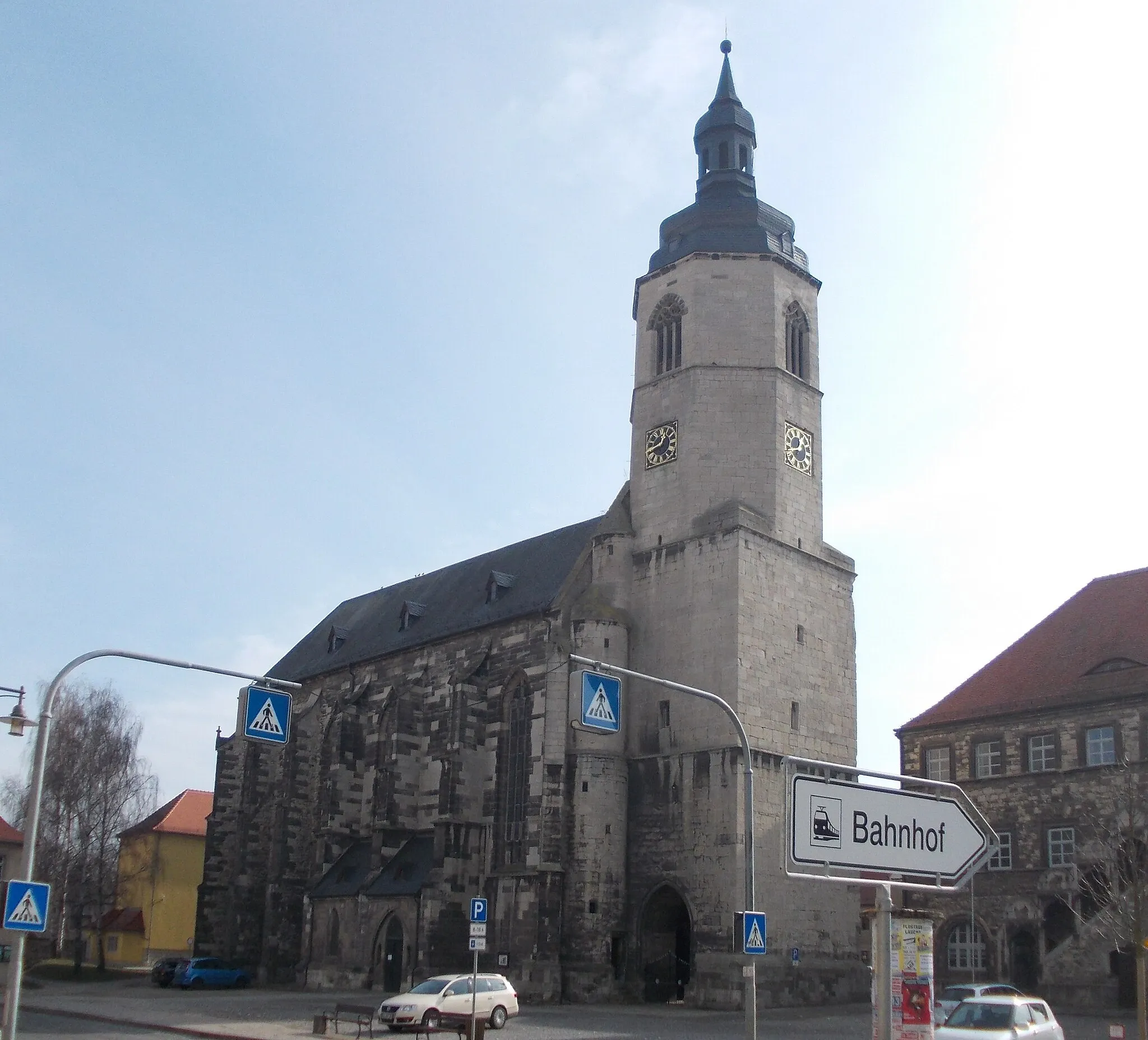 Photo showing: St. Mary's Church in Laucha an der Unstrut (district: Burgenlandkreis, Aaxony-Anhalt)