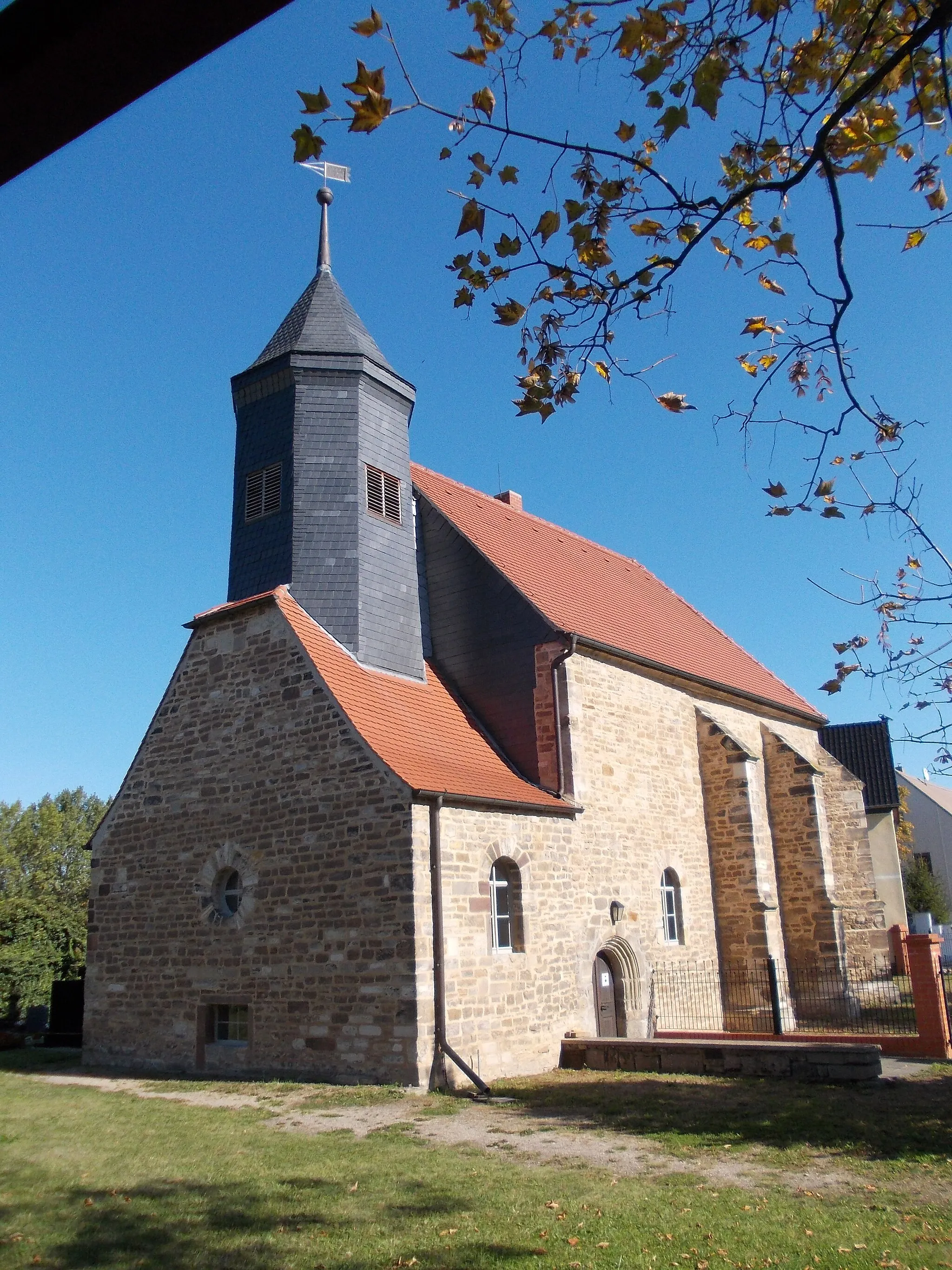 Photo showing: Kröllwitz church (Leuna, district of Saalekreis, Saxony-Anhalt)