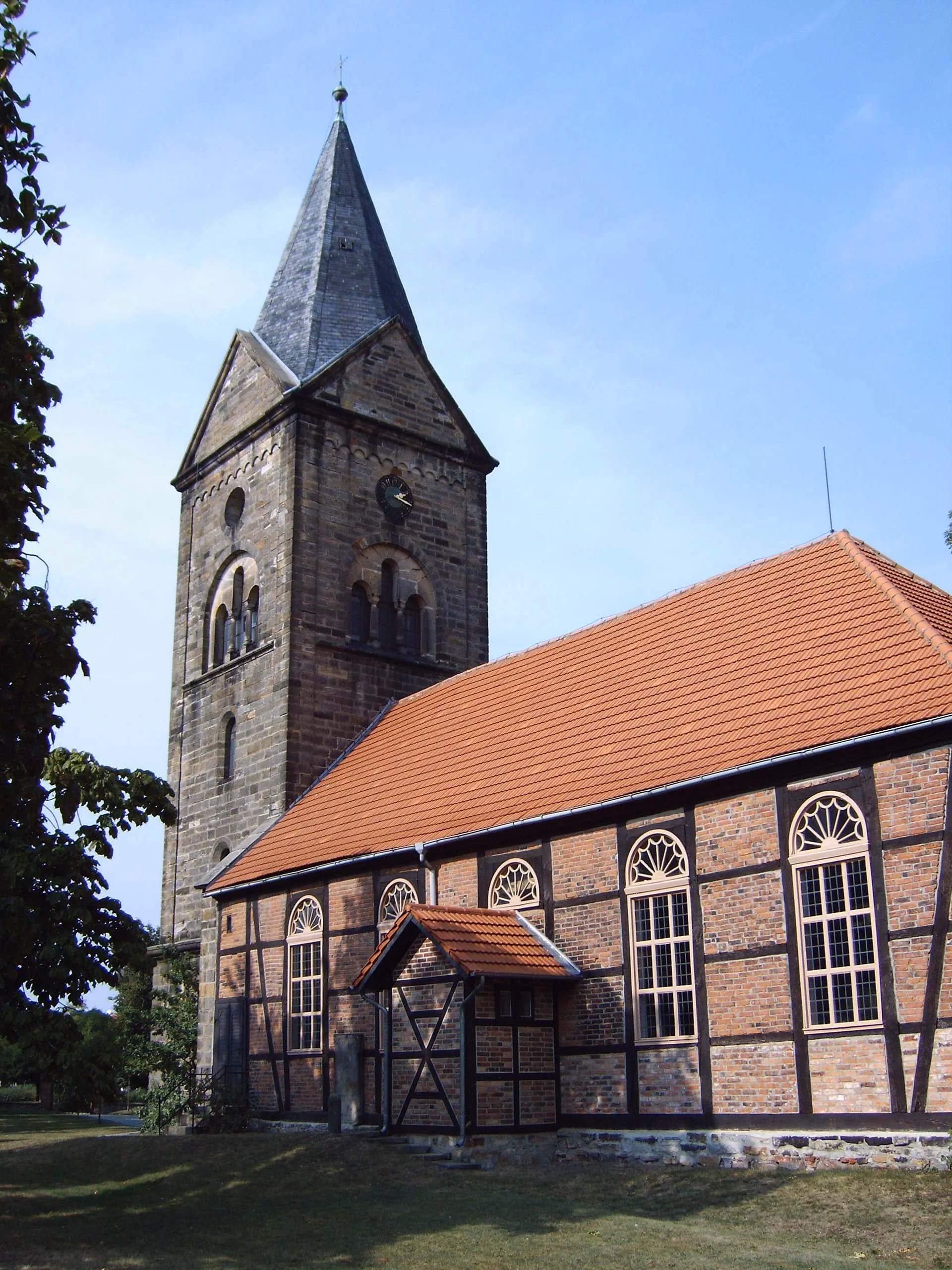 Photo showing: Evangelische Kirche in Mieste
