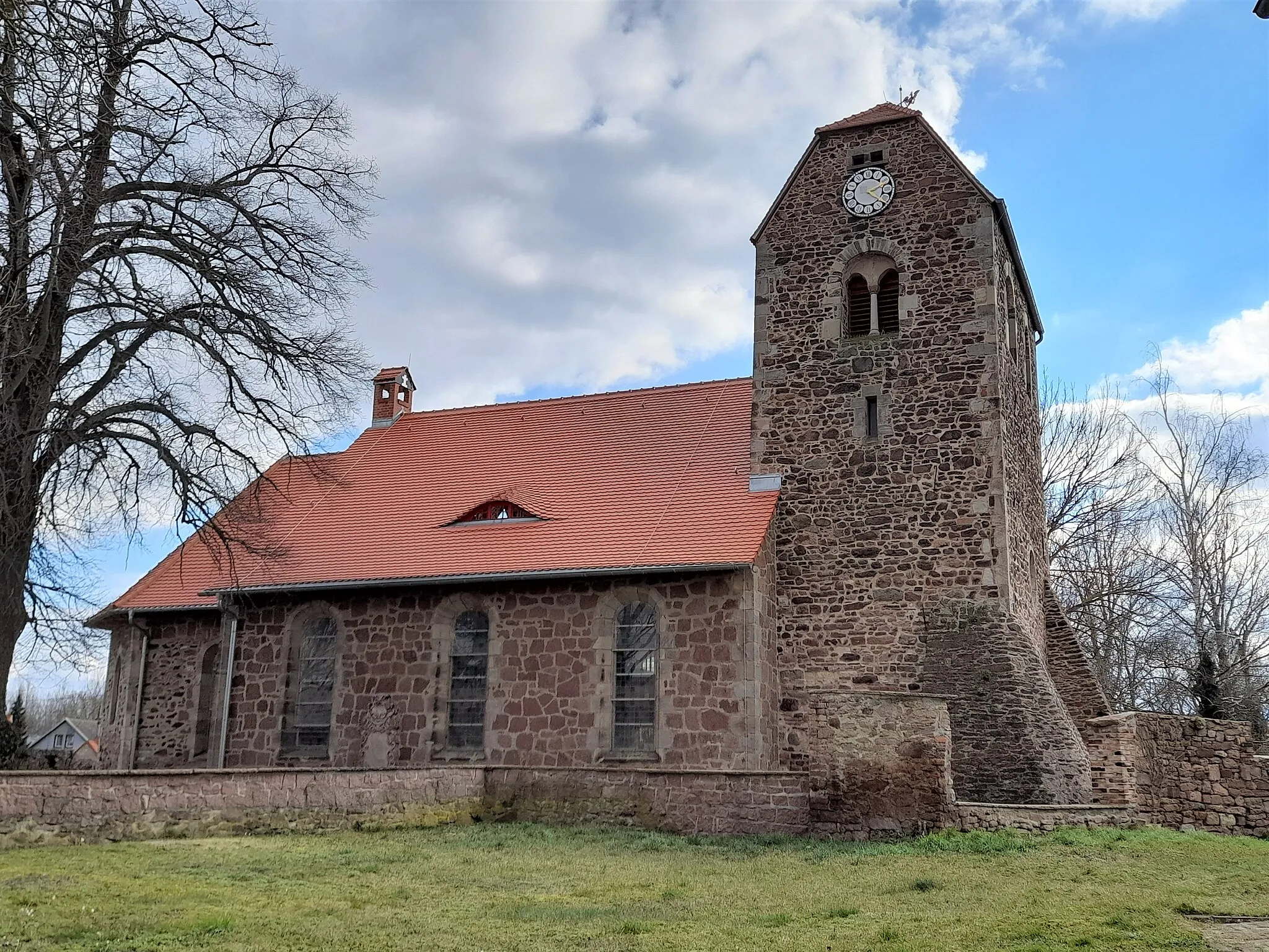 Photo showing: St Wenzel in Nauendorf, Ansicht von Norden