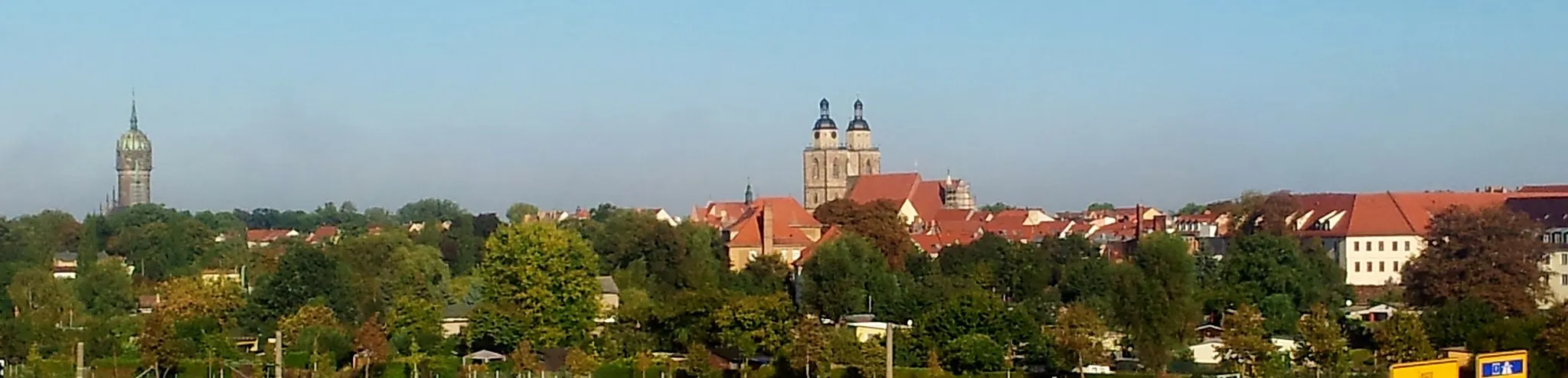 Photo showing: Panorama of Lutherstadt Wittenberg Old City