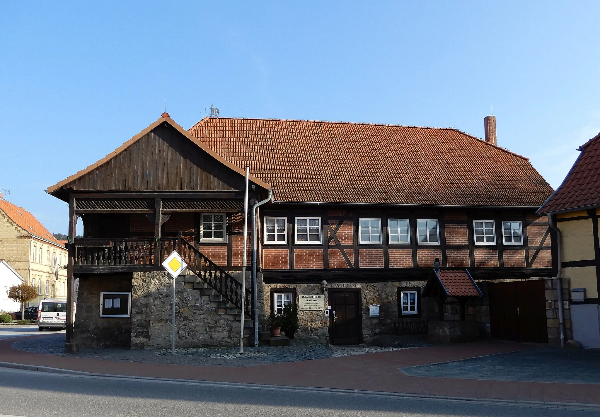 Photo showing: Ehemaliges Rathaus in Rieder