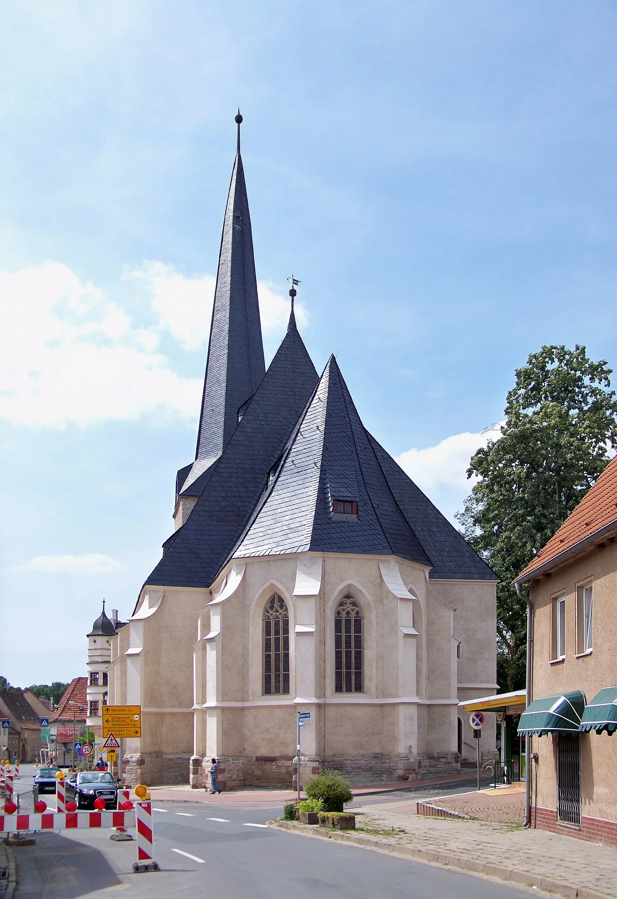 Photo showing: St. Marienkirche in Sandersleben (Anhalt)