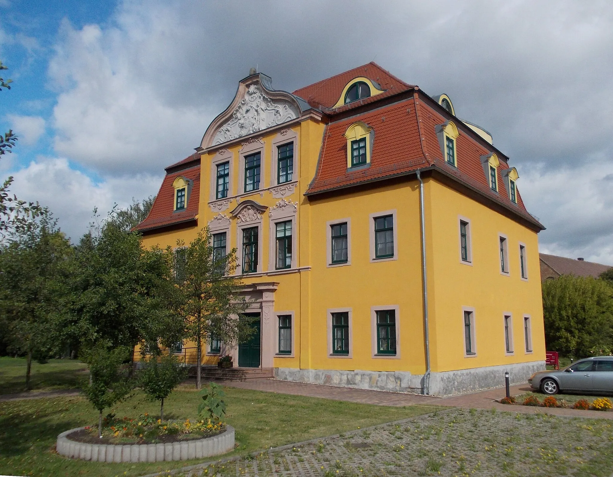 Photo showing: Schafstädt manor house (Bad Lauchstädt, district of Saalekreis, Saxony-Anhalt)