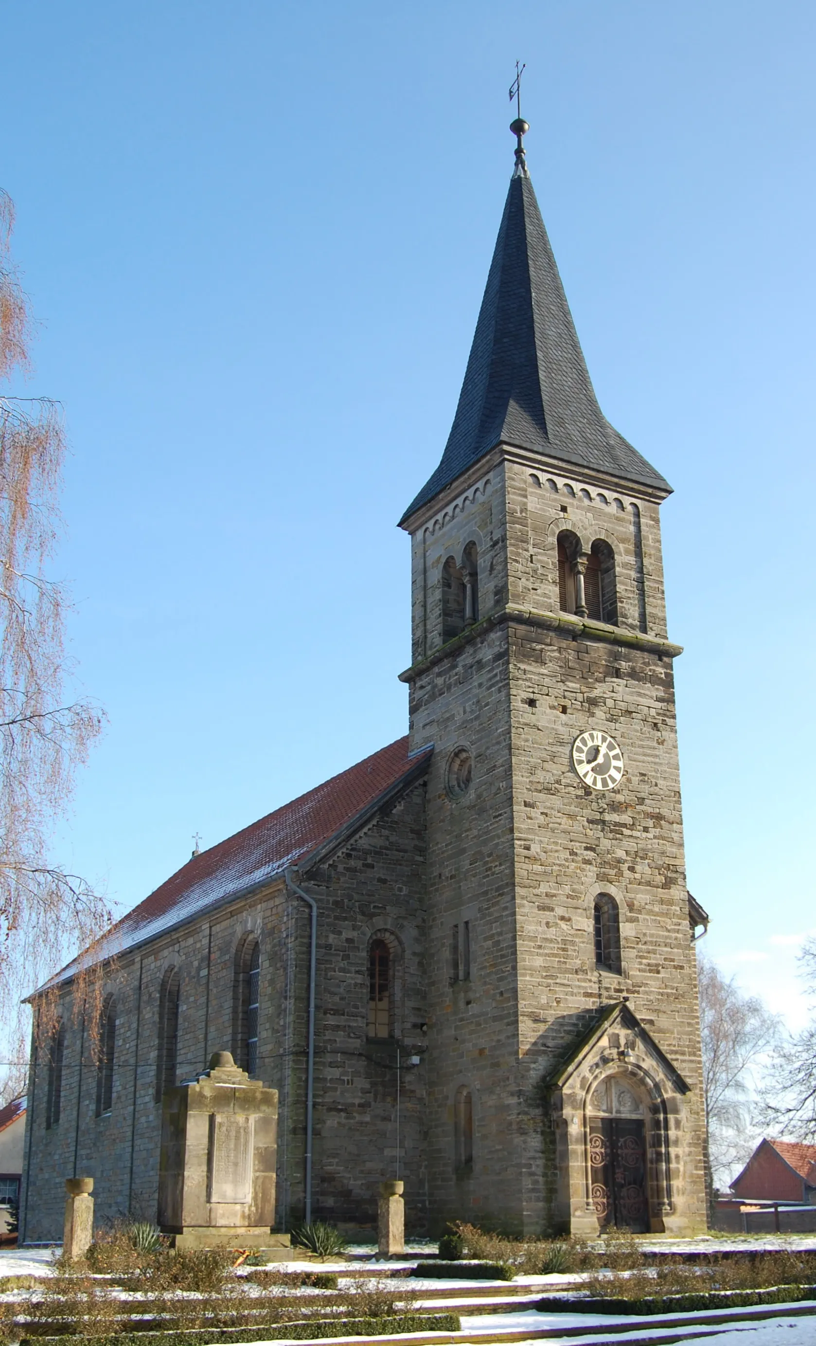 Photo showing: Dorfkirche Belsdorf (Wefensleben)
