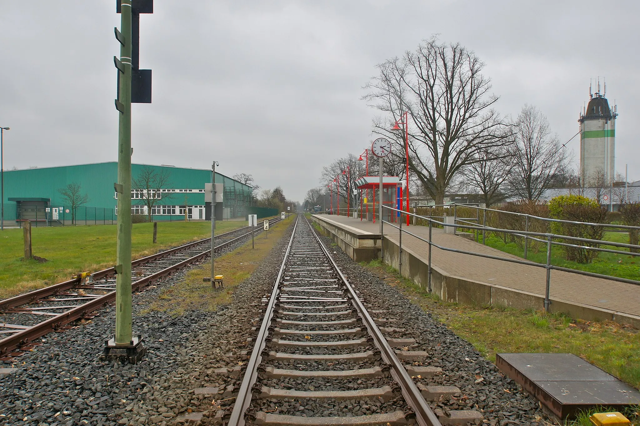 Photo showing: Alveslohe, Germany: Railway station