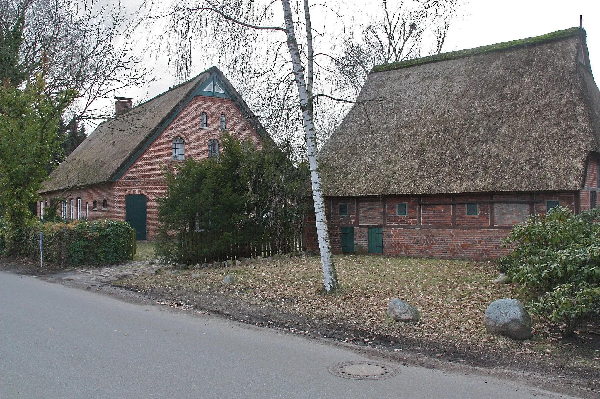 Photo showing: Former farmhouse in Bönningstedt