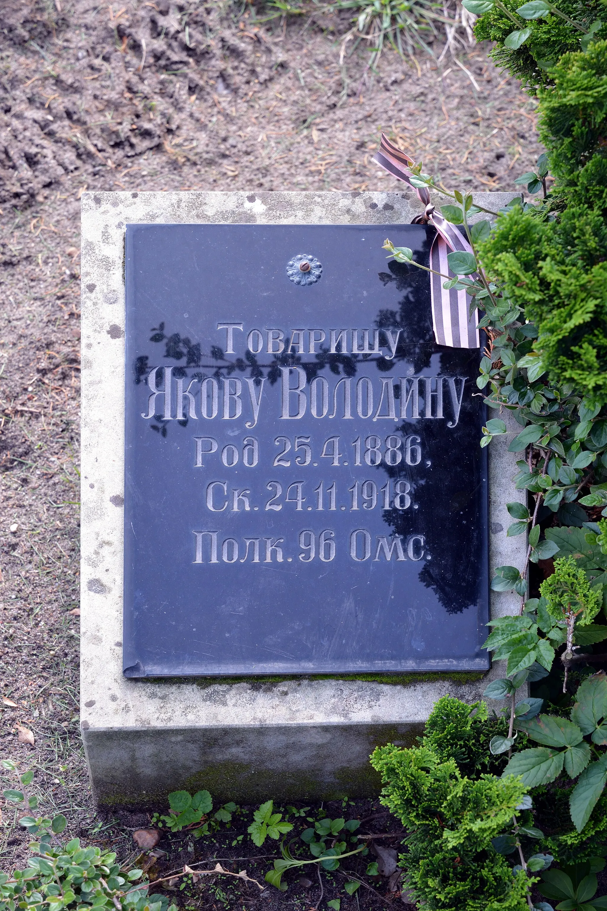 Photo showing: Gräber auf dem Friedhof in Brande-Hörnerkirchen.