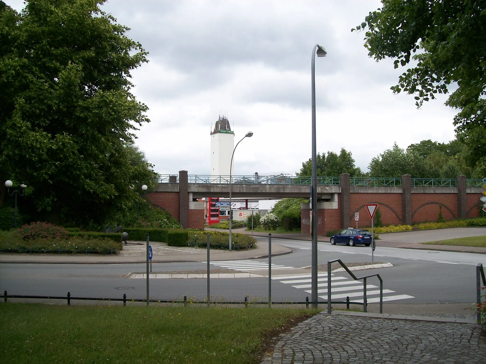 Photo showing: Büchen Getreideturm