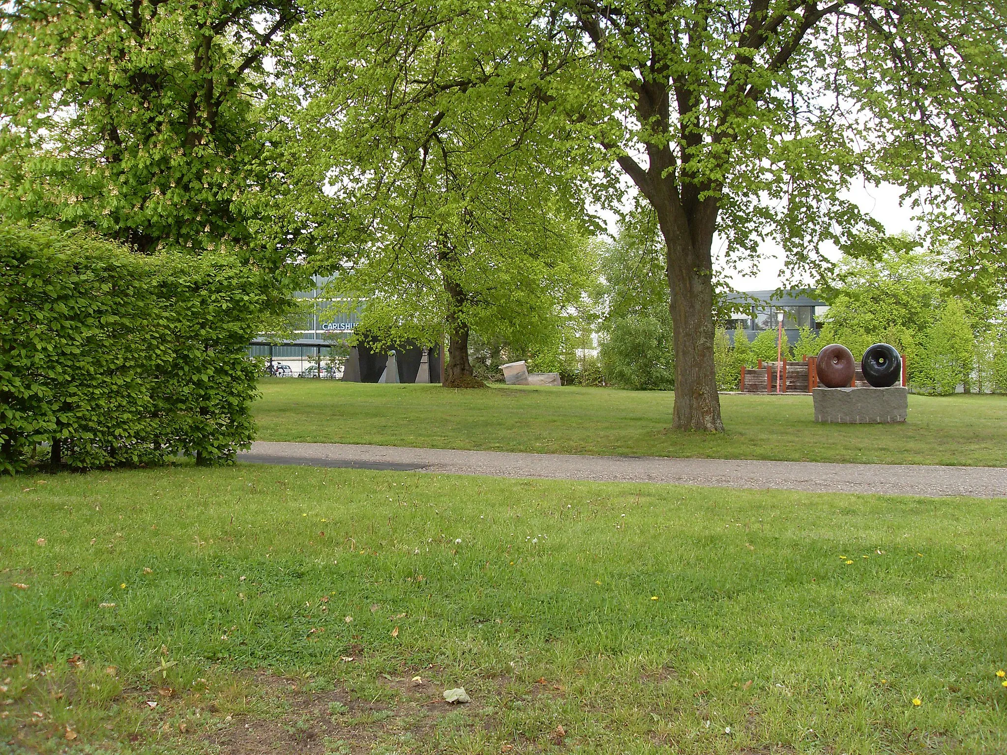 Photo showing: Carlshütte and sculpture park in Büdelsdorf