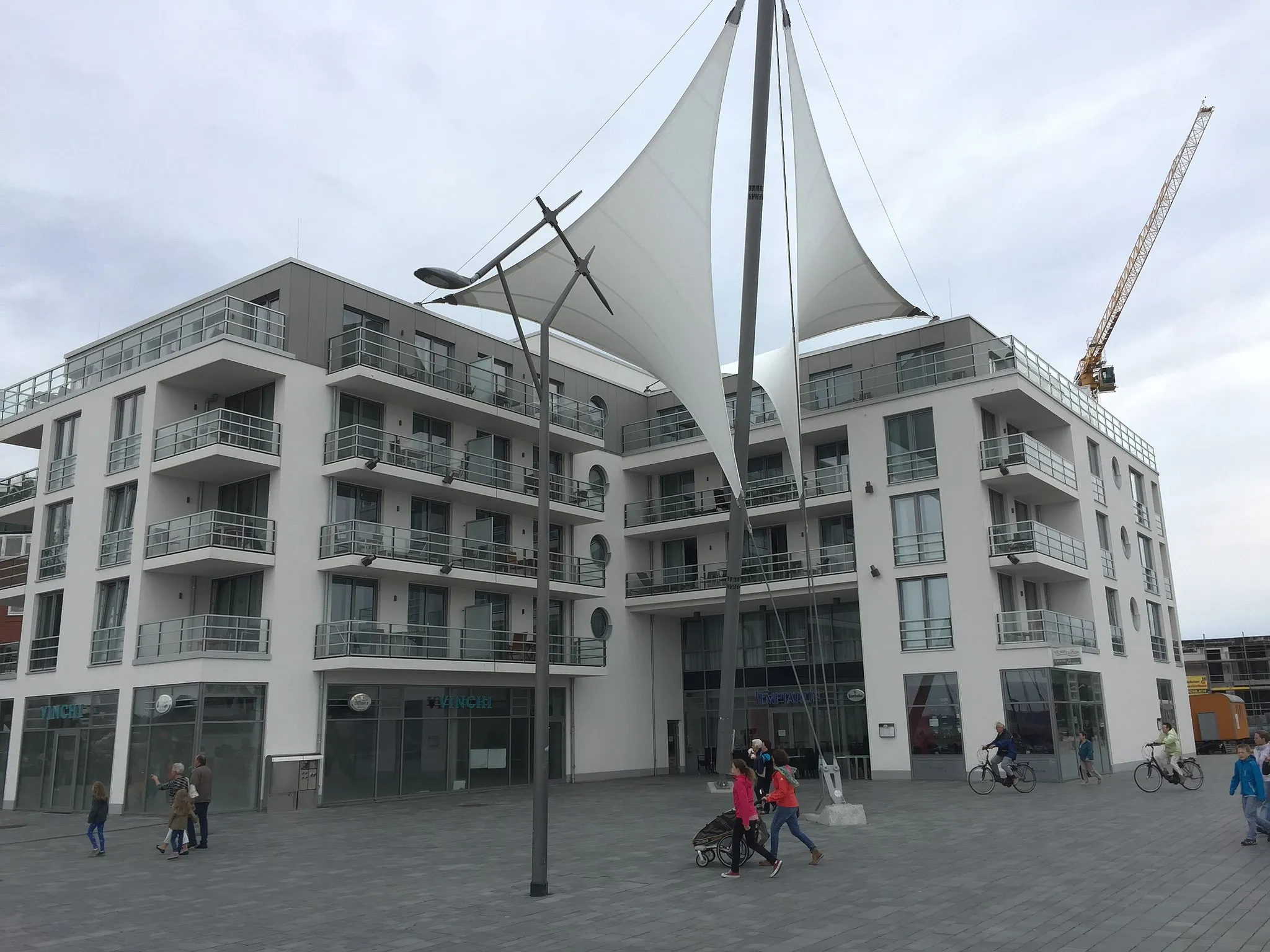 Photo showing: Appartementhaus Hafenspitze Eckernförde