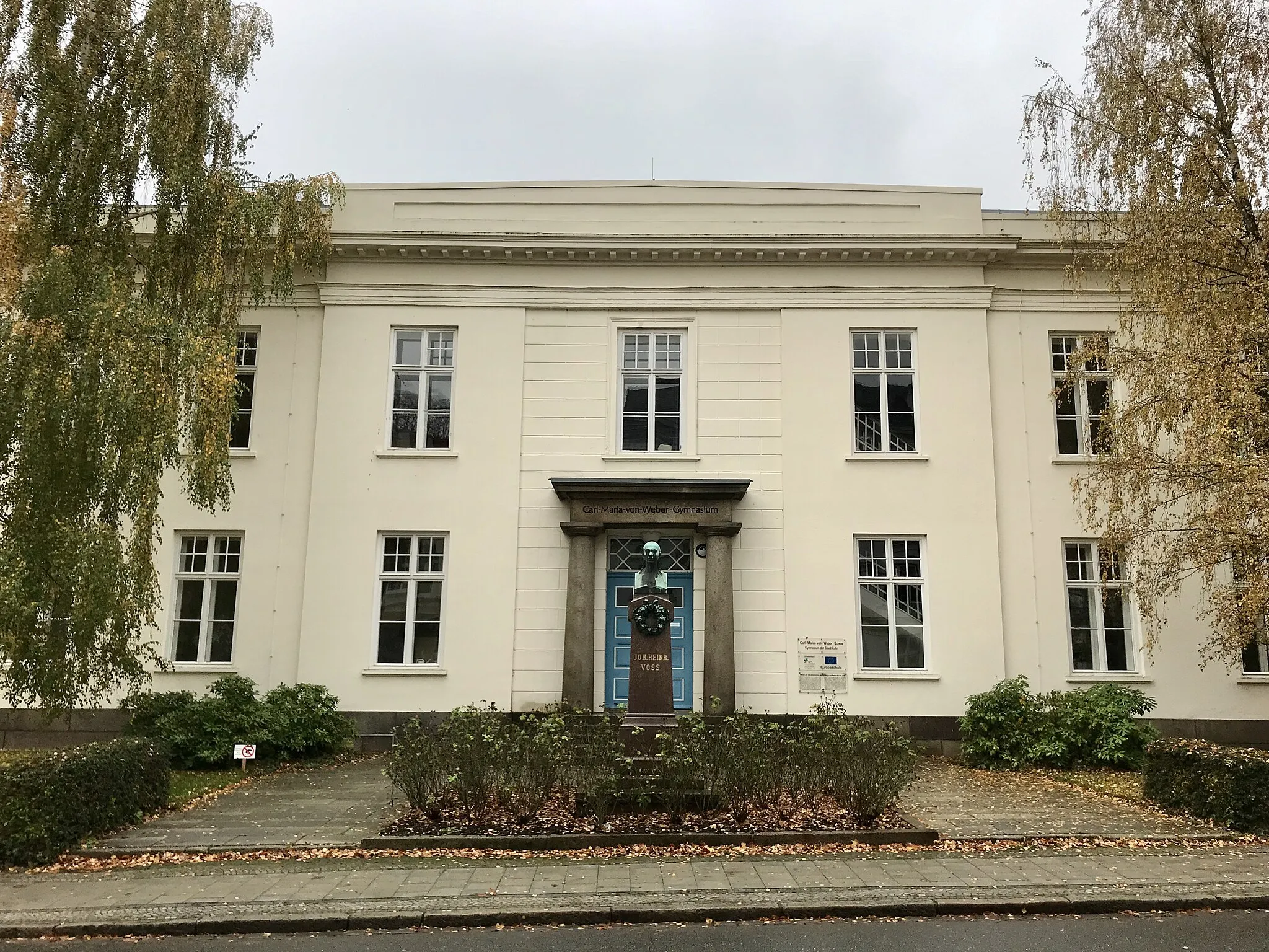 Photo showing: Carl-Maria-von-Weber Schule, Eutin, Haupteingang Plöner Strasse