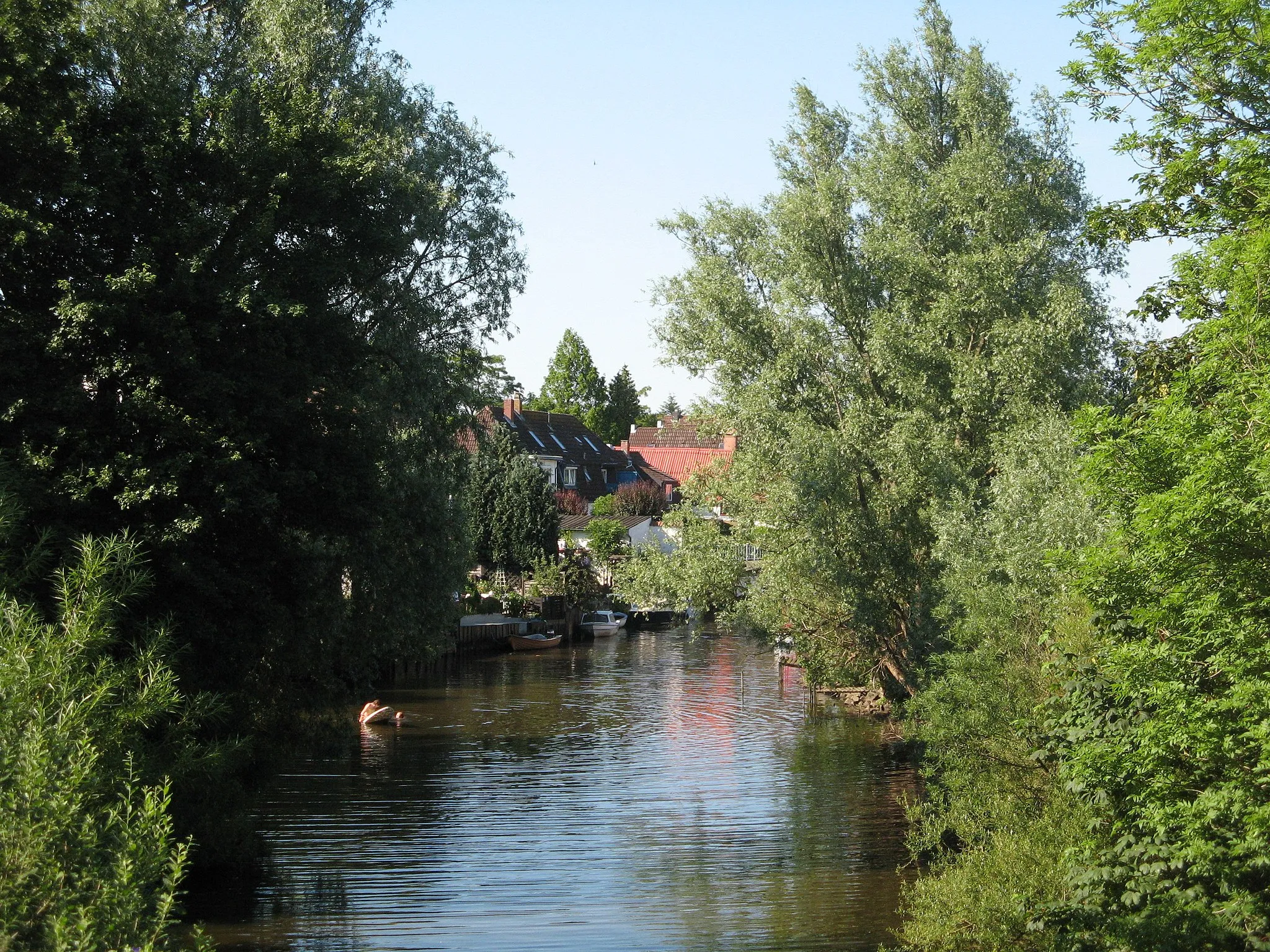 Photo showing: Canal in Friedrichstadt