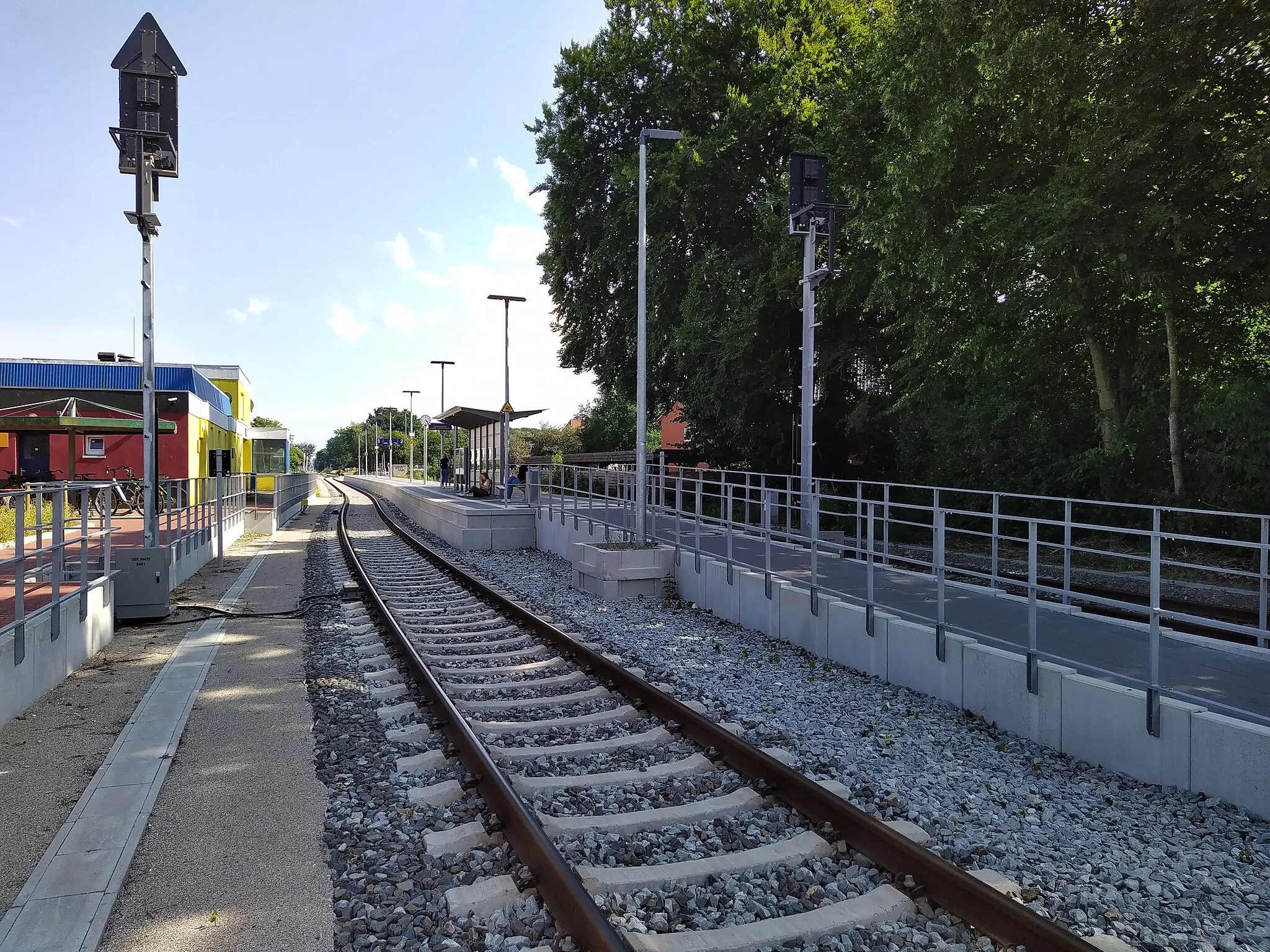 Photo showing: Bahnhof Gettorf im Juli 2021