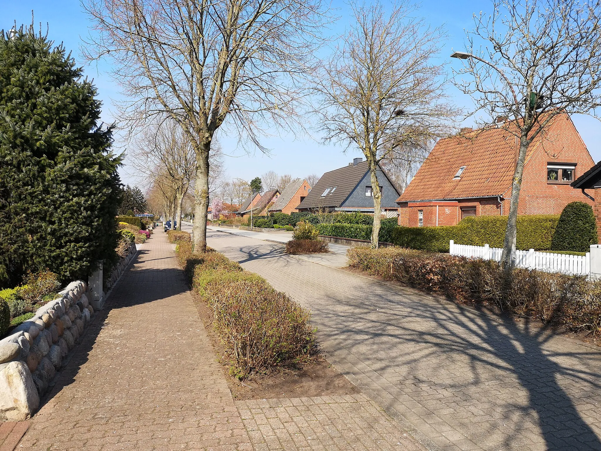 Photo showing: Anfang Kirchenweg in Handewitt bei der Osterstraße, 2019