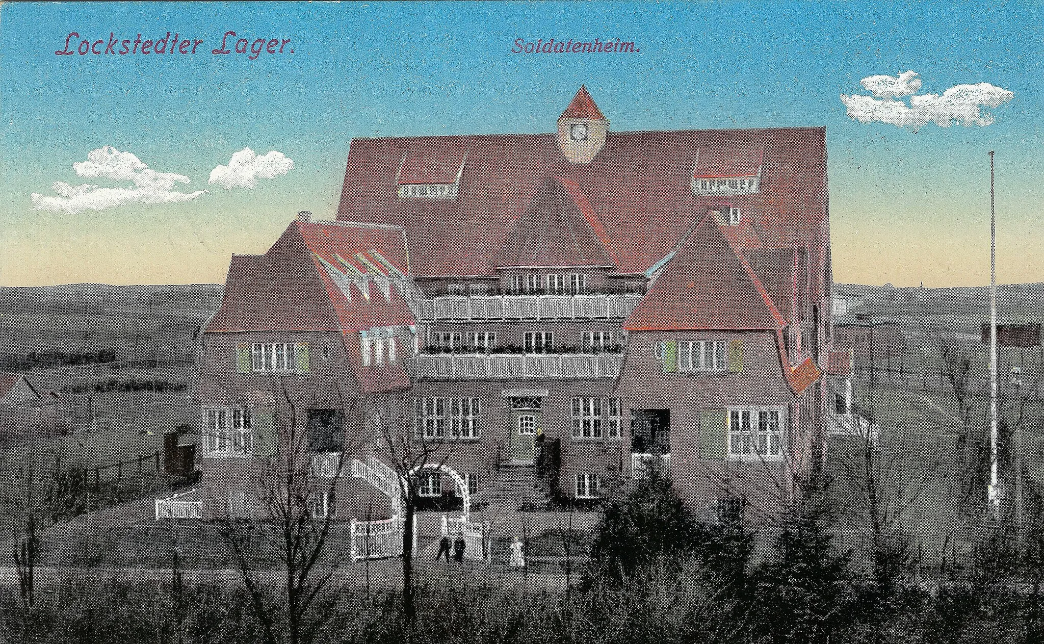 Photo showing: Ehemaliges Soldatenheim, Ansicht von vorne, ca. 1912
