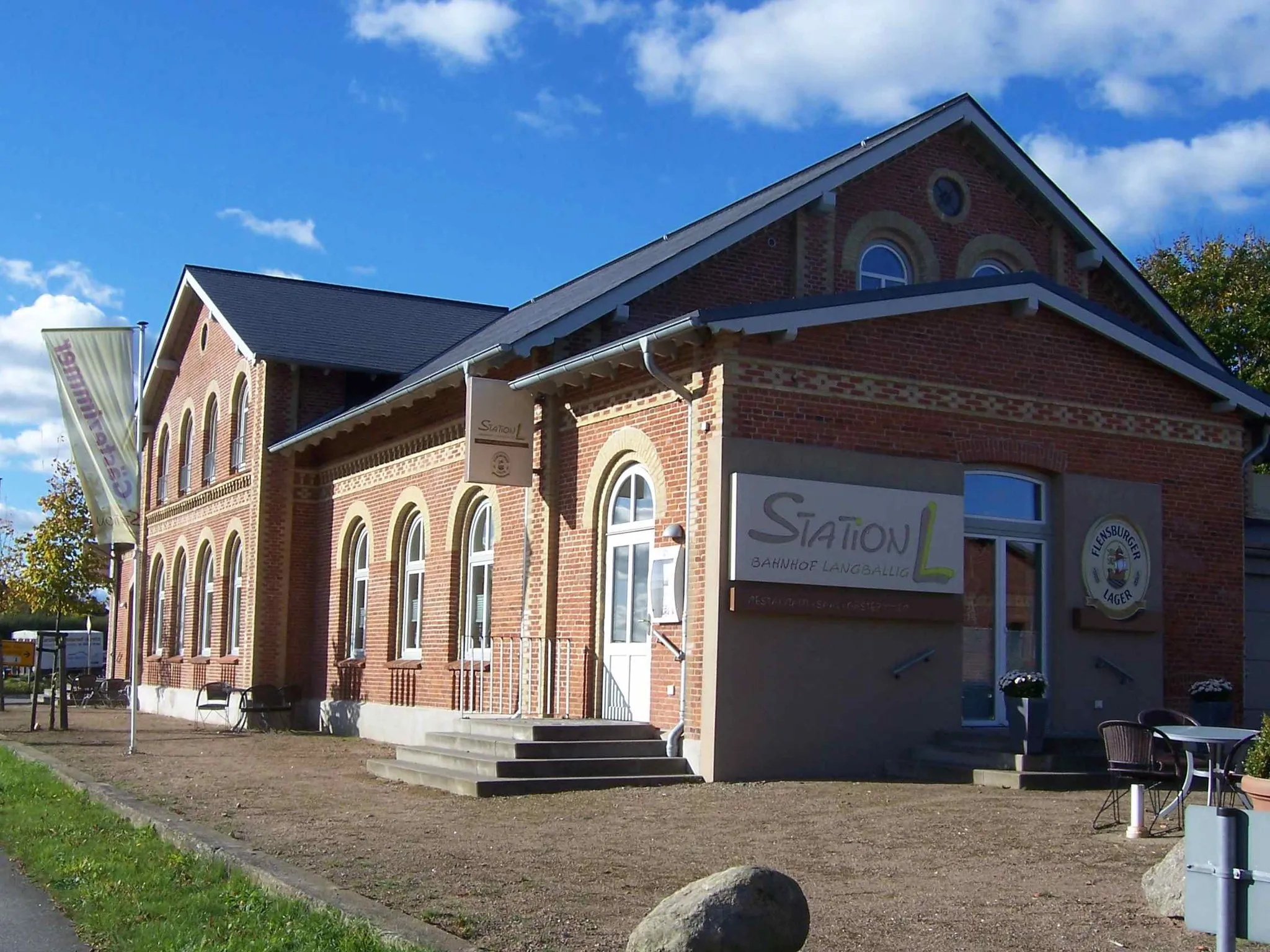 Photo showing: ehemaliger Bahnhof Langballig