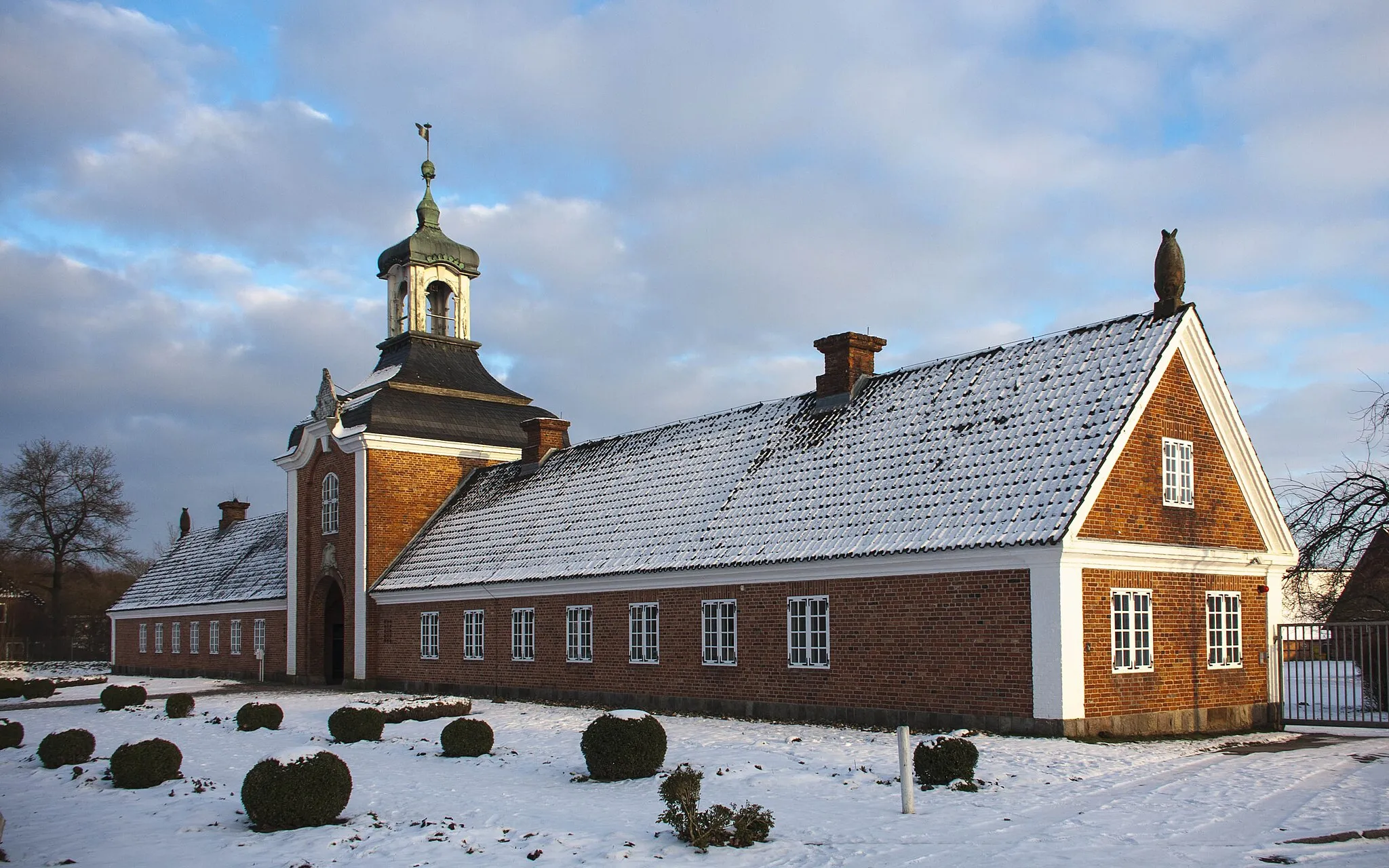 Photo showing: Torhaus im Winter; Freilichtmuseum Molfsee.