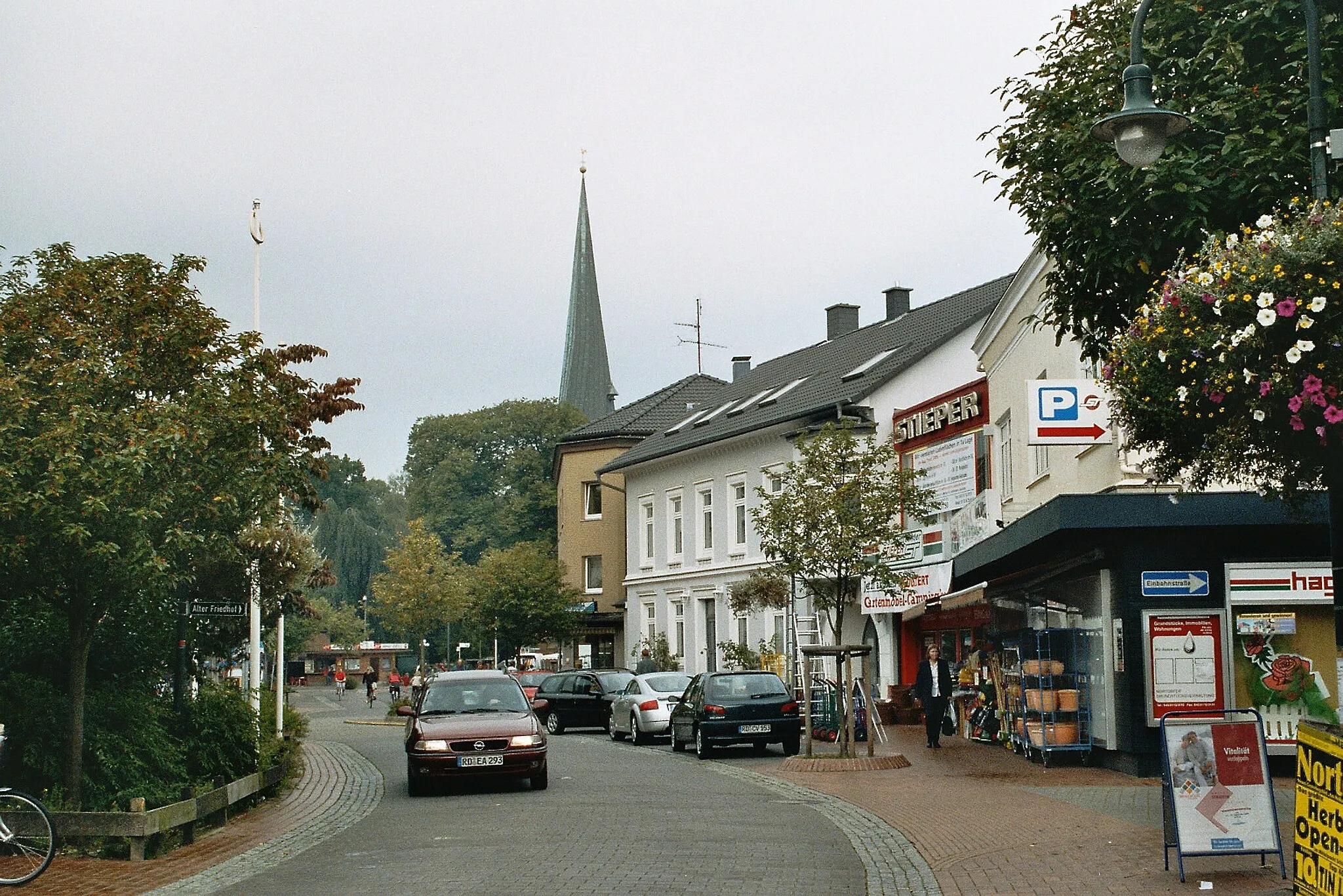 Photo showing: Nortorf, the street "Poststraße"