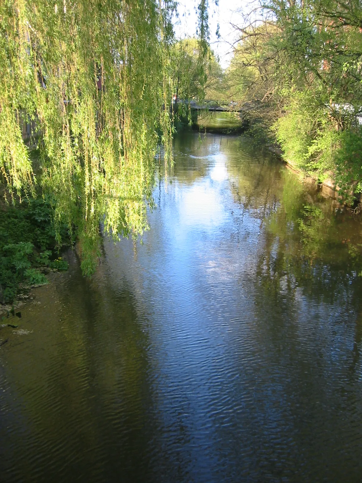 Photo showing: Pinnau river in Germany