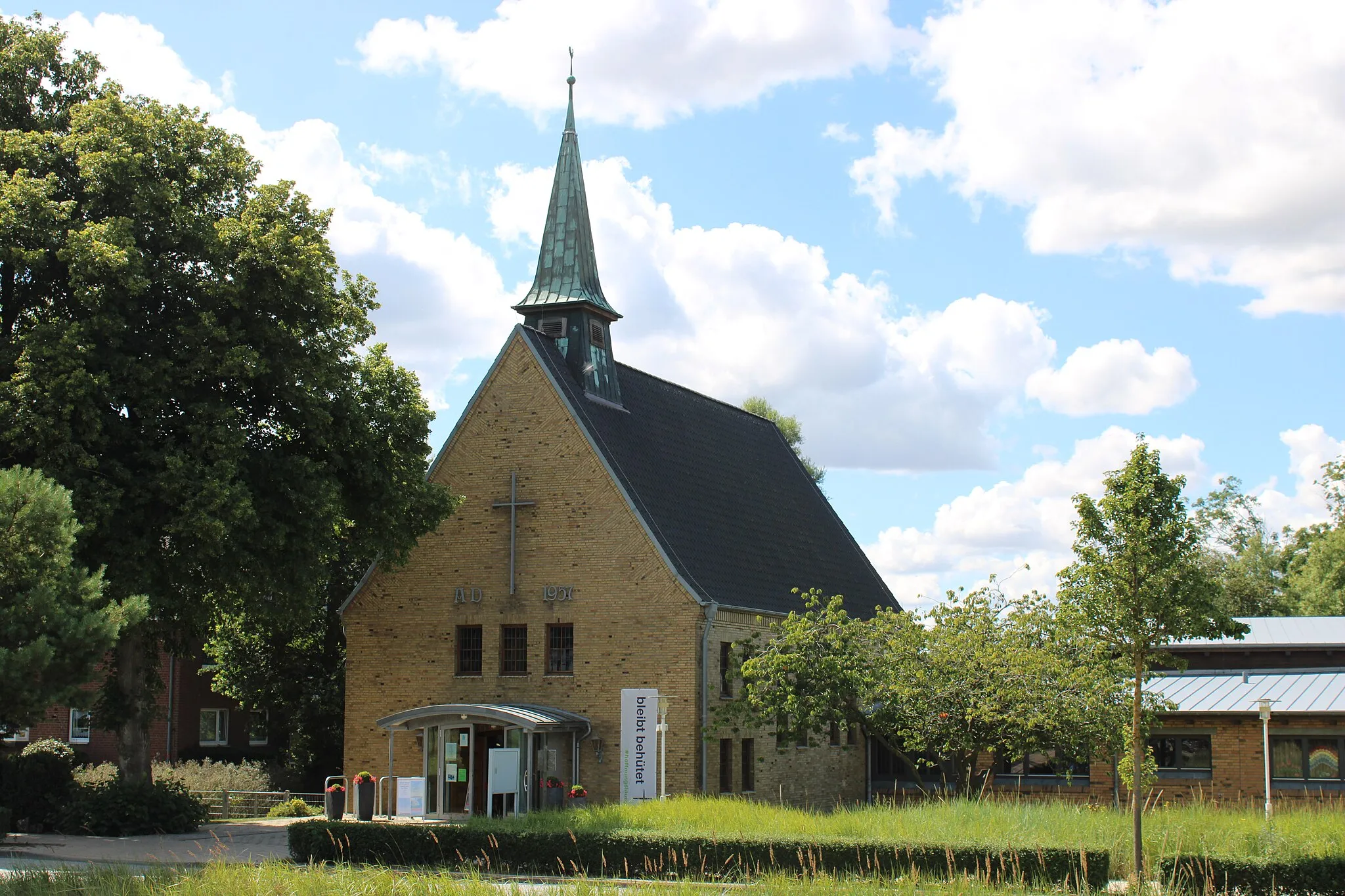 Photo showing: Strandkirche in 23683 Scharbeutz
Aussenansicht von der Düne