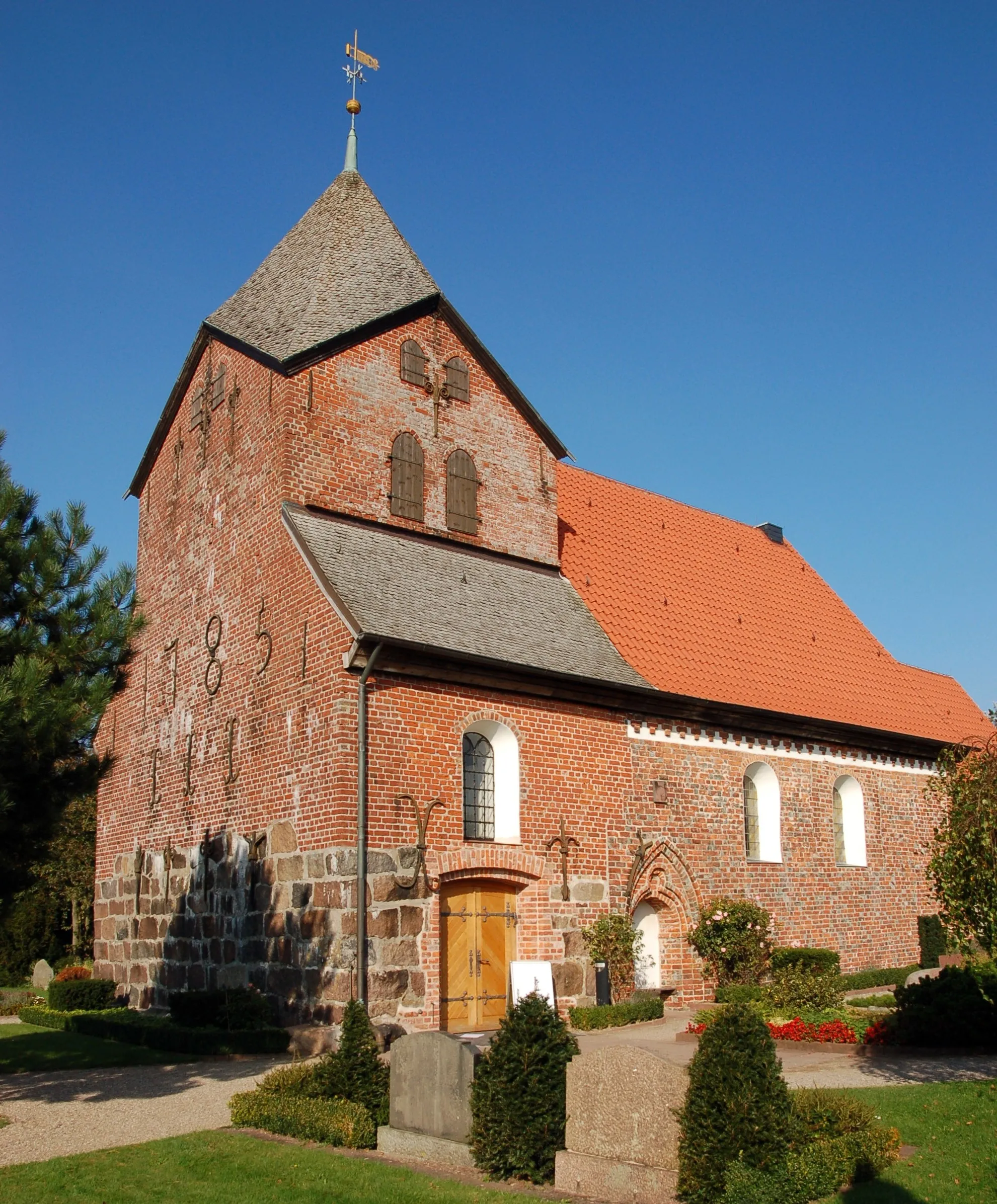 Photo showing: Schobüll Church, Nordfriesland, Germany